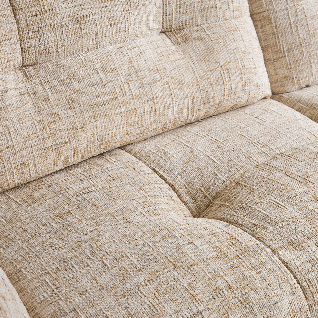 NÓVORA CASA nube sofá profundo asiento sofá| extragrande Chenilla tela 3-plazas con acolchado cojines, Moderno Sala sofá
