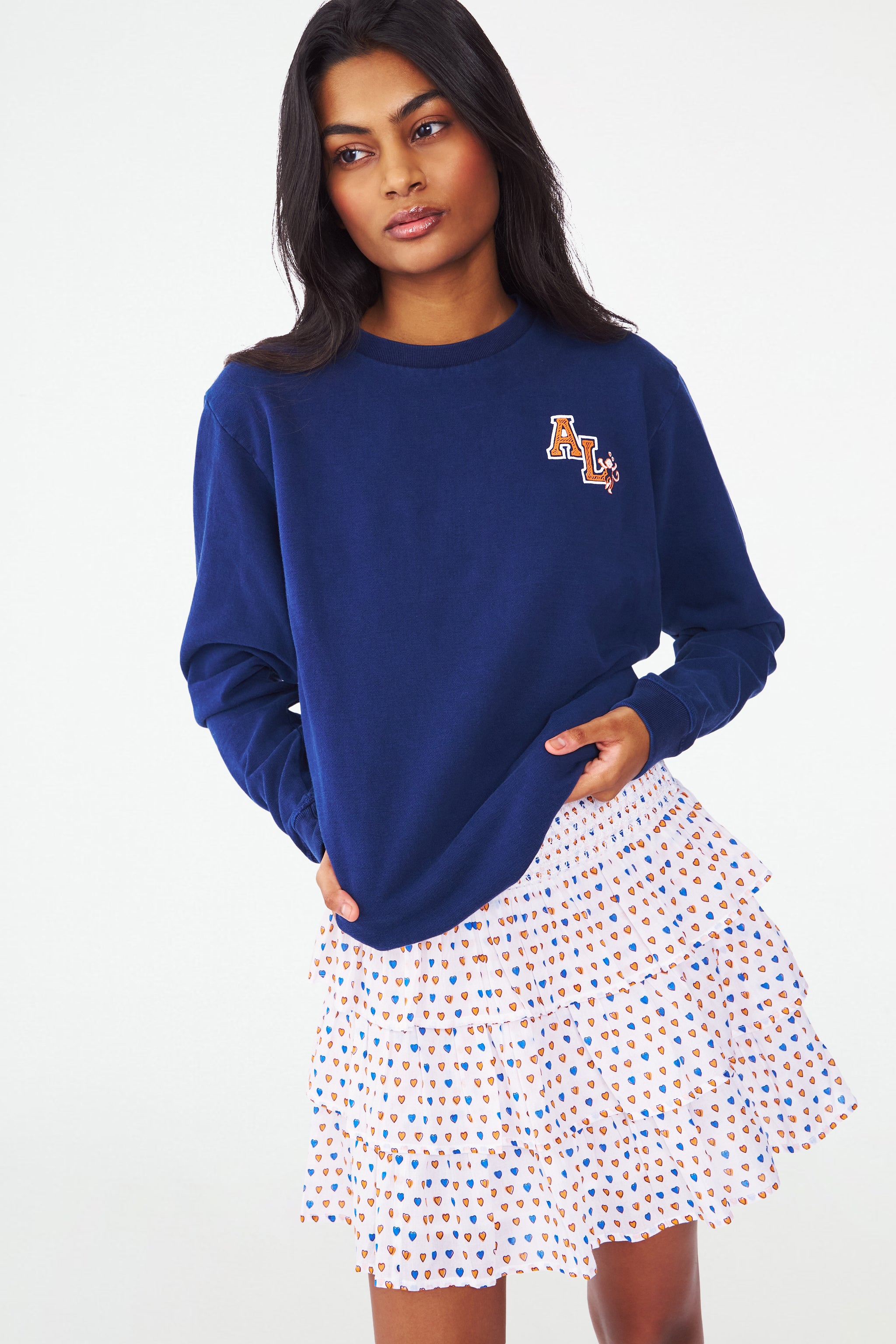 Campus Pop Hearts Siggy Skirt