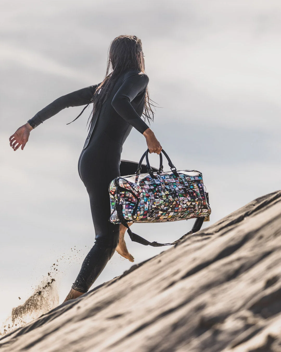 EXIT ART COLLAB DUFFLE