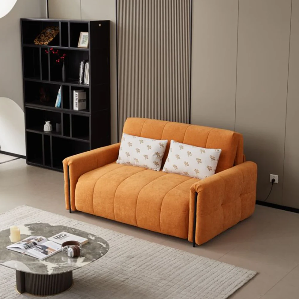 NÓVORA CASA eléctrico reclinable Sofá cama con motorizado reposapiés– fácilmente se convierte, pequeño espacio solución