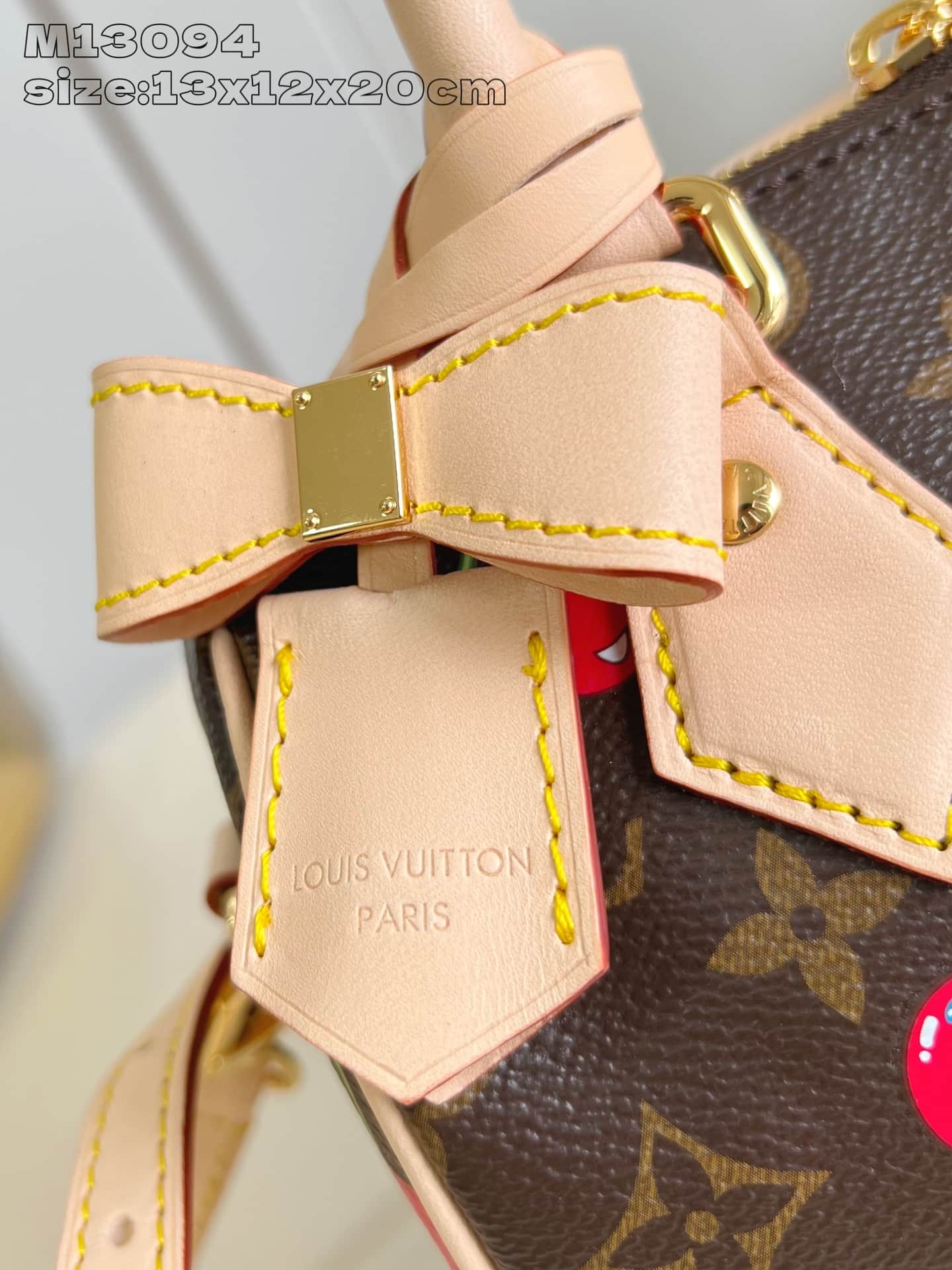 Louis Vuitton x Murakami Speedy Bandoulière 20 Monogram cherry coated canvas M13094 High