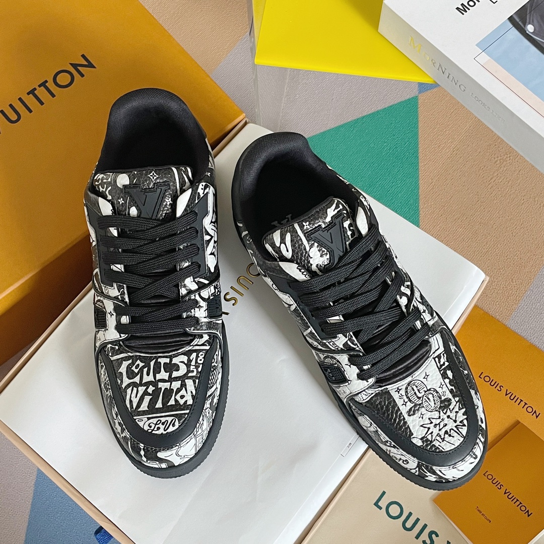 Louis Vuitton 2024New LV Trainer Sneaker Size 36-46