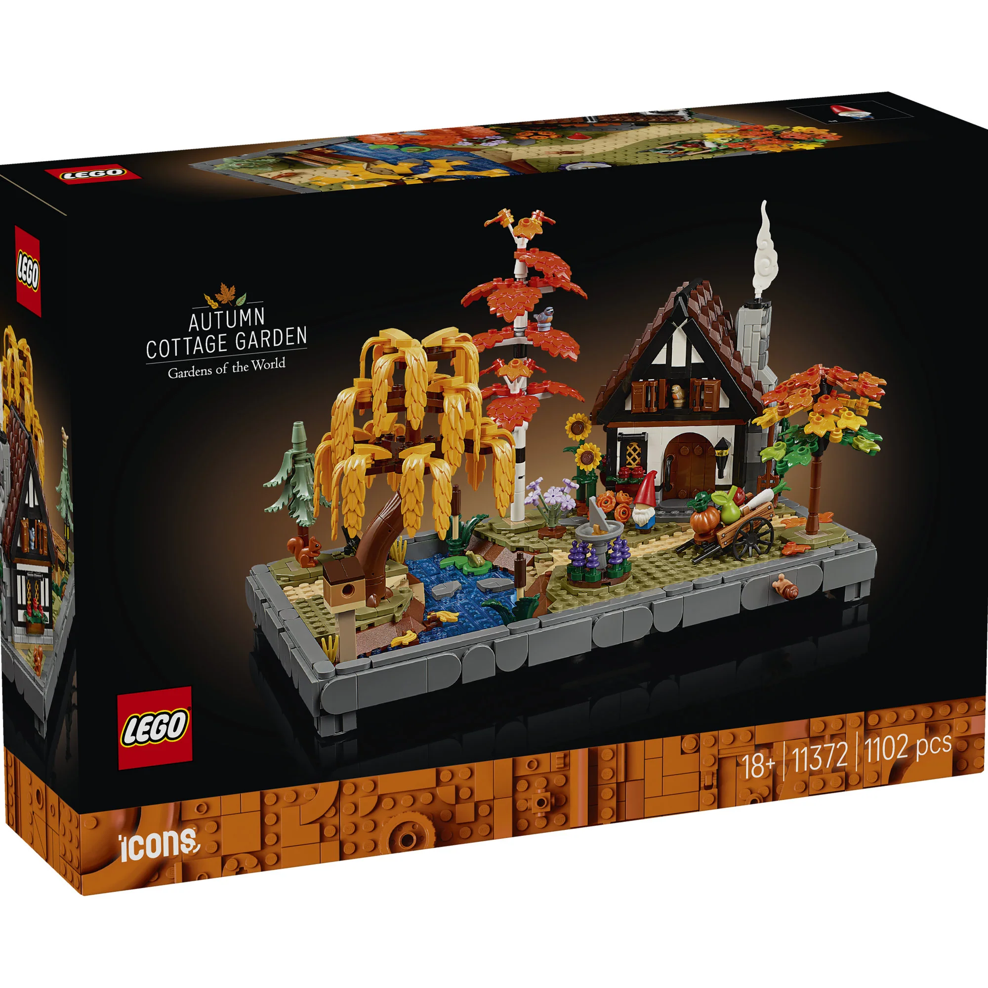 LEGO 11372 Icons Autumn Cottage Garden