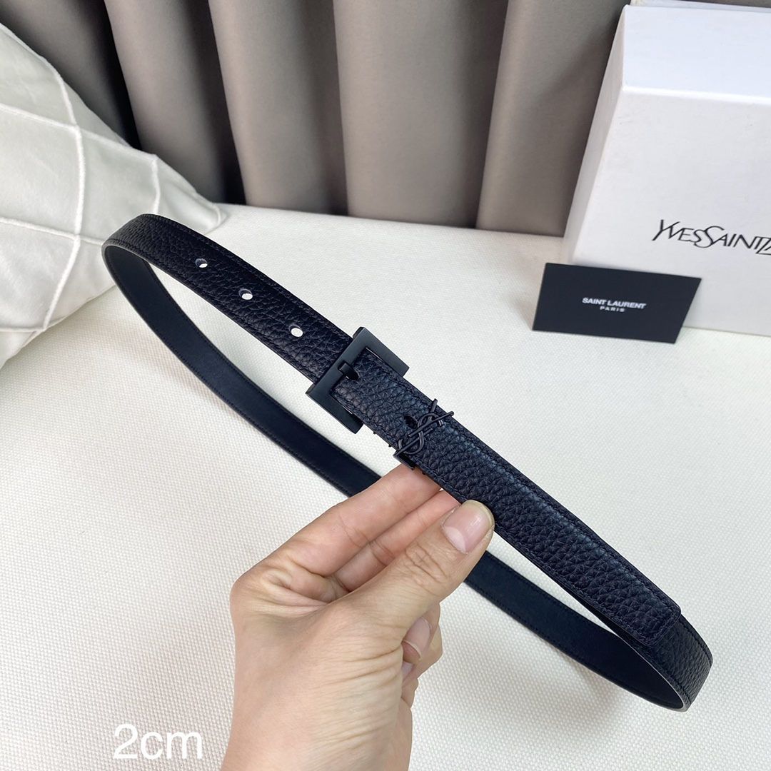 YSL Women Belt Width 2cm