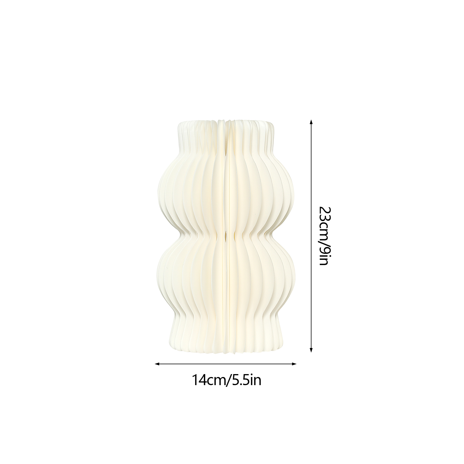 Magnetic Paper Honeycomb Flower Vase Decorative Home Accent