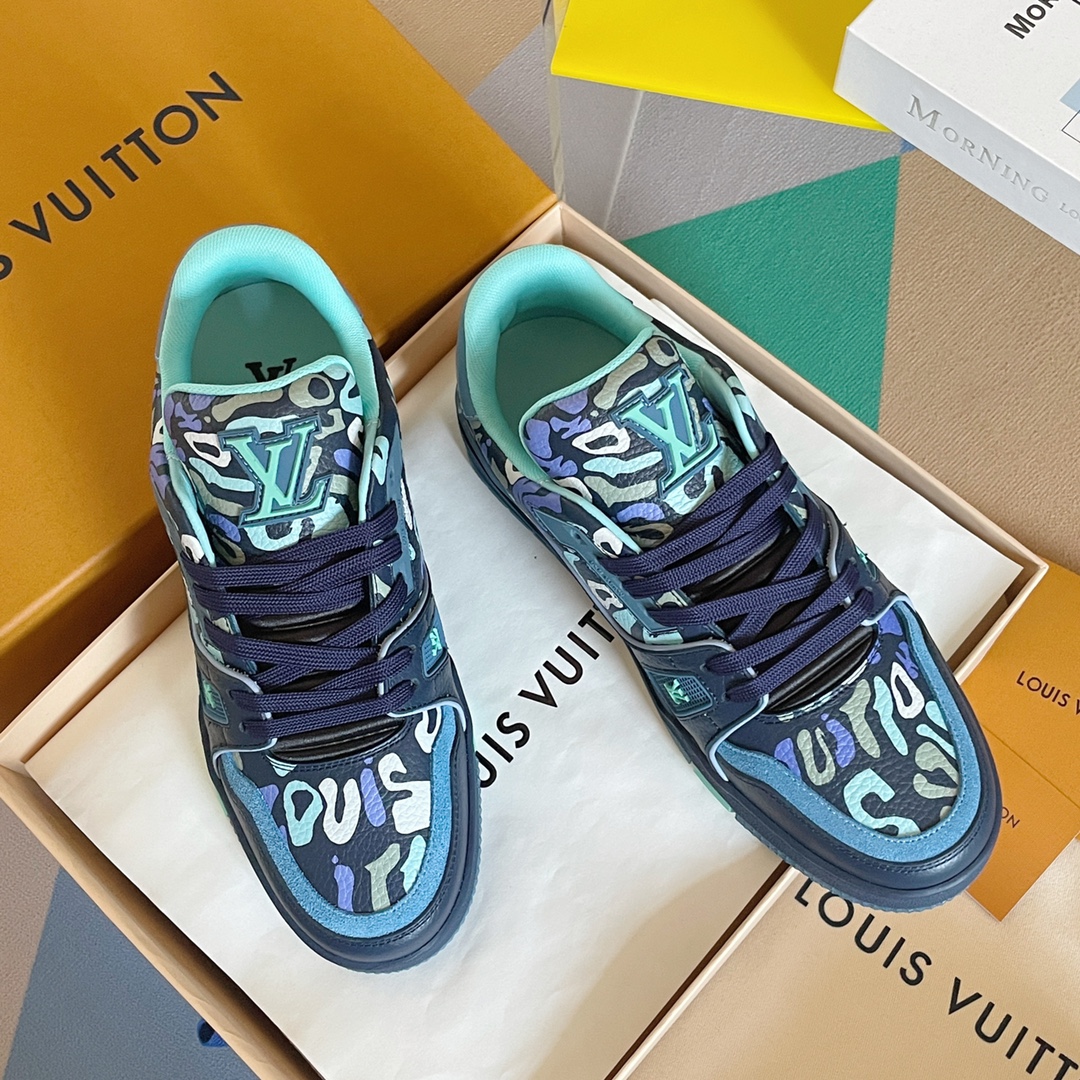 Louis Vuitton 2024New LV Trainer Sneaker Size 36-46