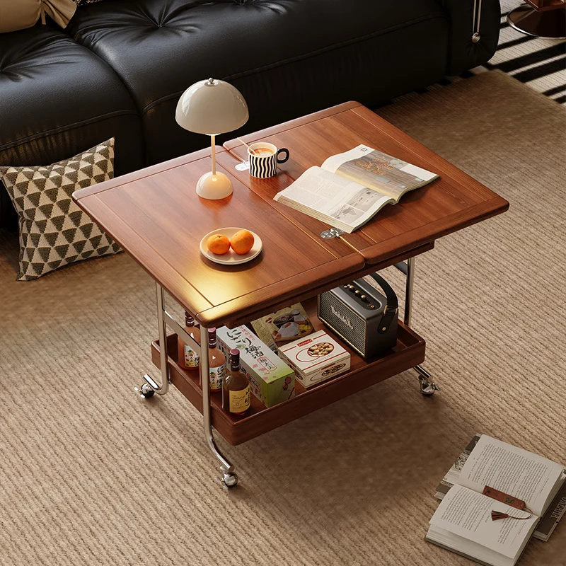 NÓVORA CASA versátil móvil Mesa de centro & mini Mesa de comedor– Almacenamiento y transformable diseño
