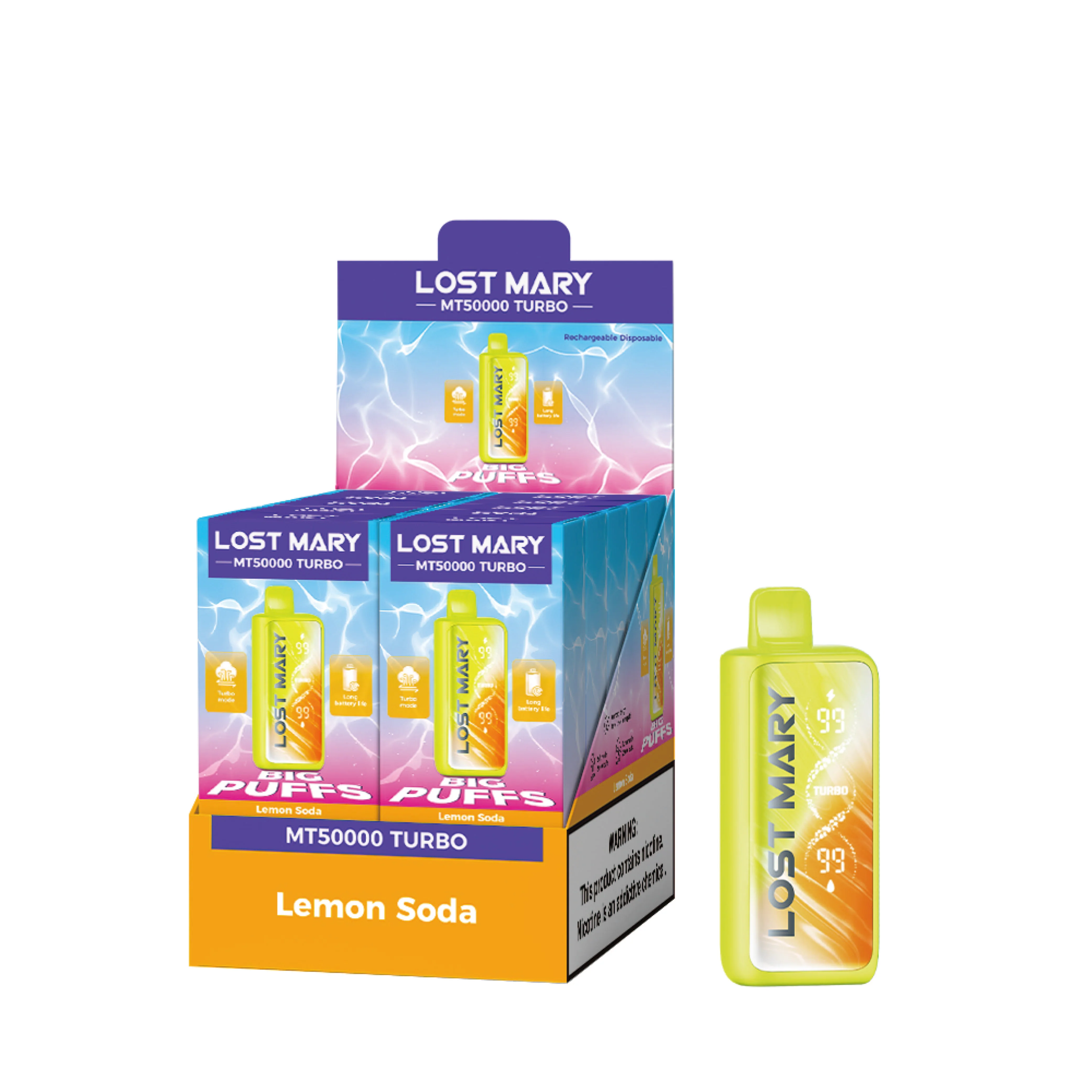 LOST MARY MT50K Turbo wiederaufladbarer Einweg-Vape (alle Geschmacksrichtungen)