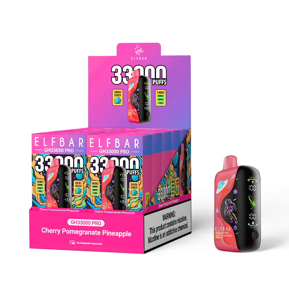 ELFBAR GH33000 PRO wiederaufladbarer Einweg-Vape (alle Geschmacksrichtungen)