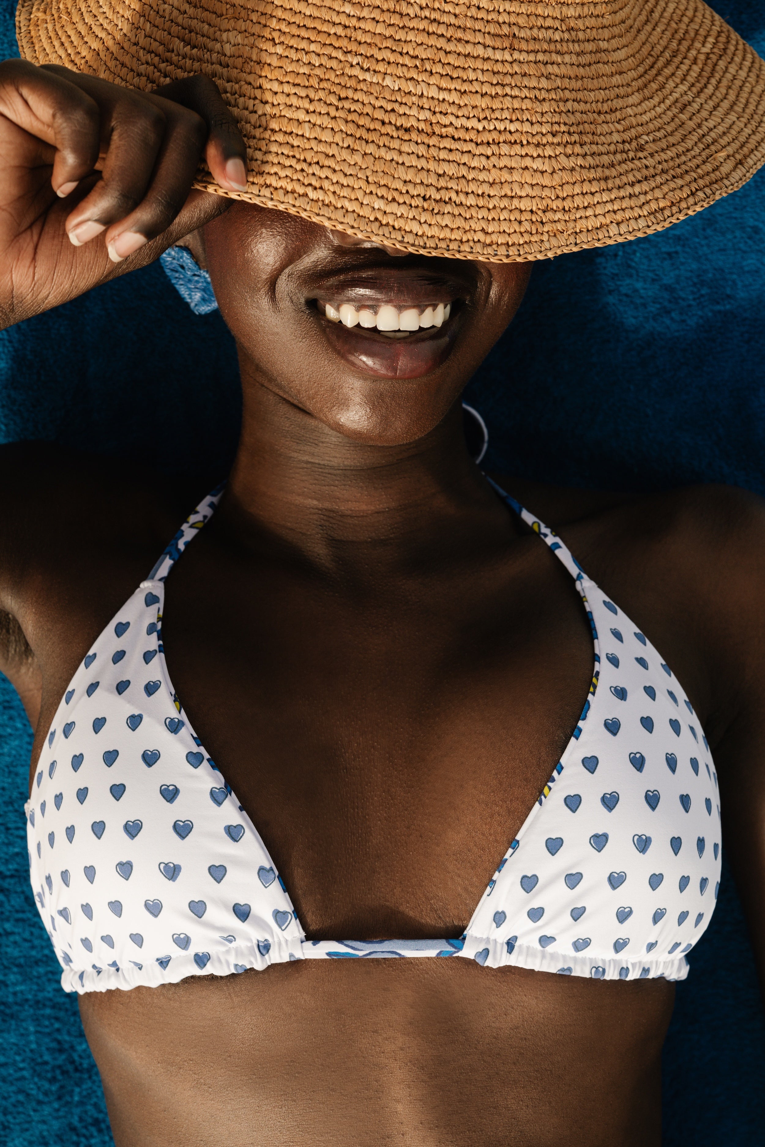 Monkey/Hearts Serena Bikini Top