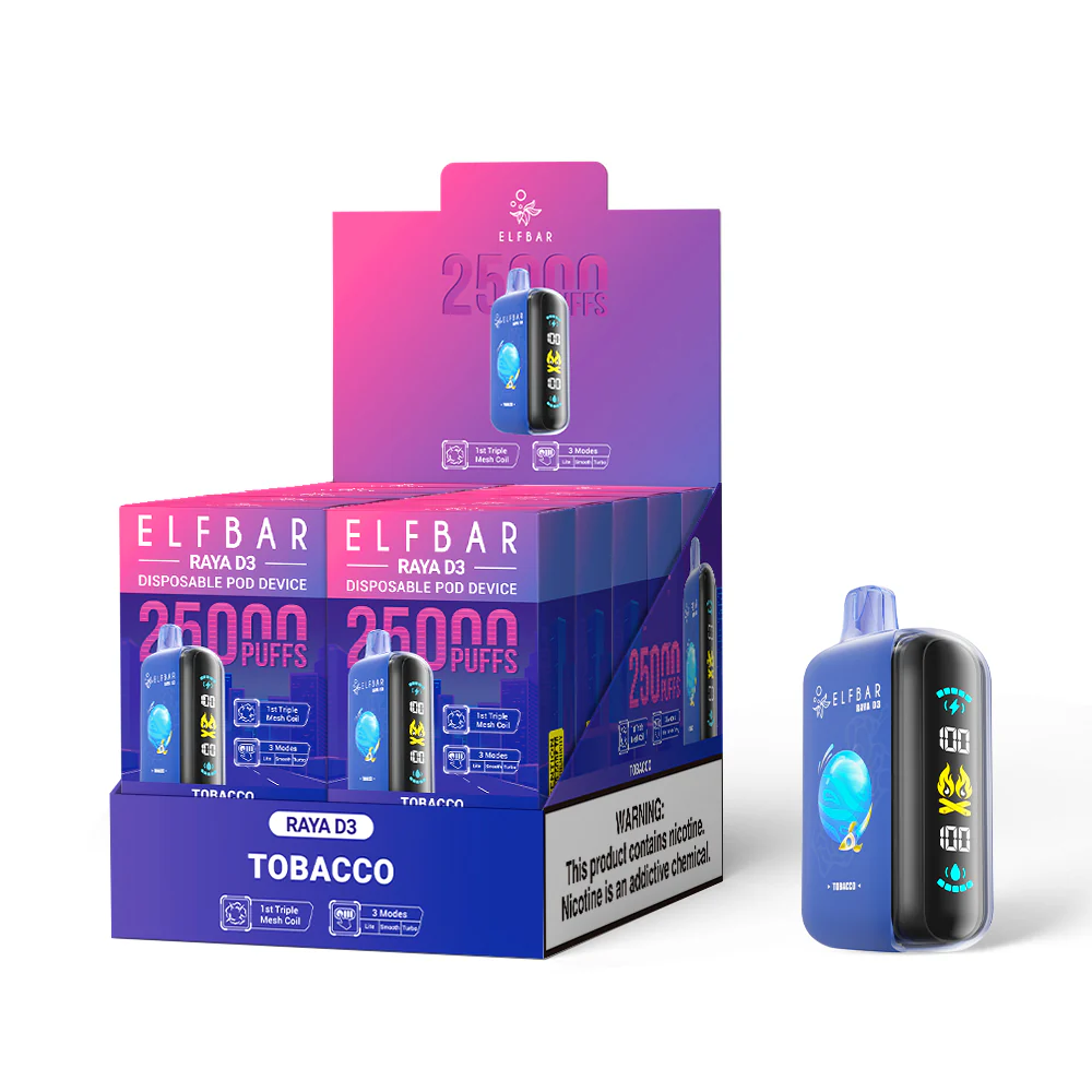 ELFBAR RAYA D3 Einweg-Vape (alle Geschmacksrichtungen)