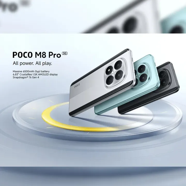 NEW POCO M8 PRO Massive 6500mAh (typ) battery 6.83