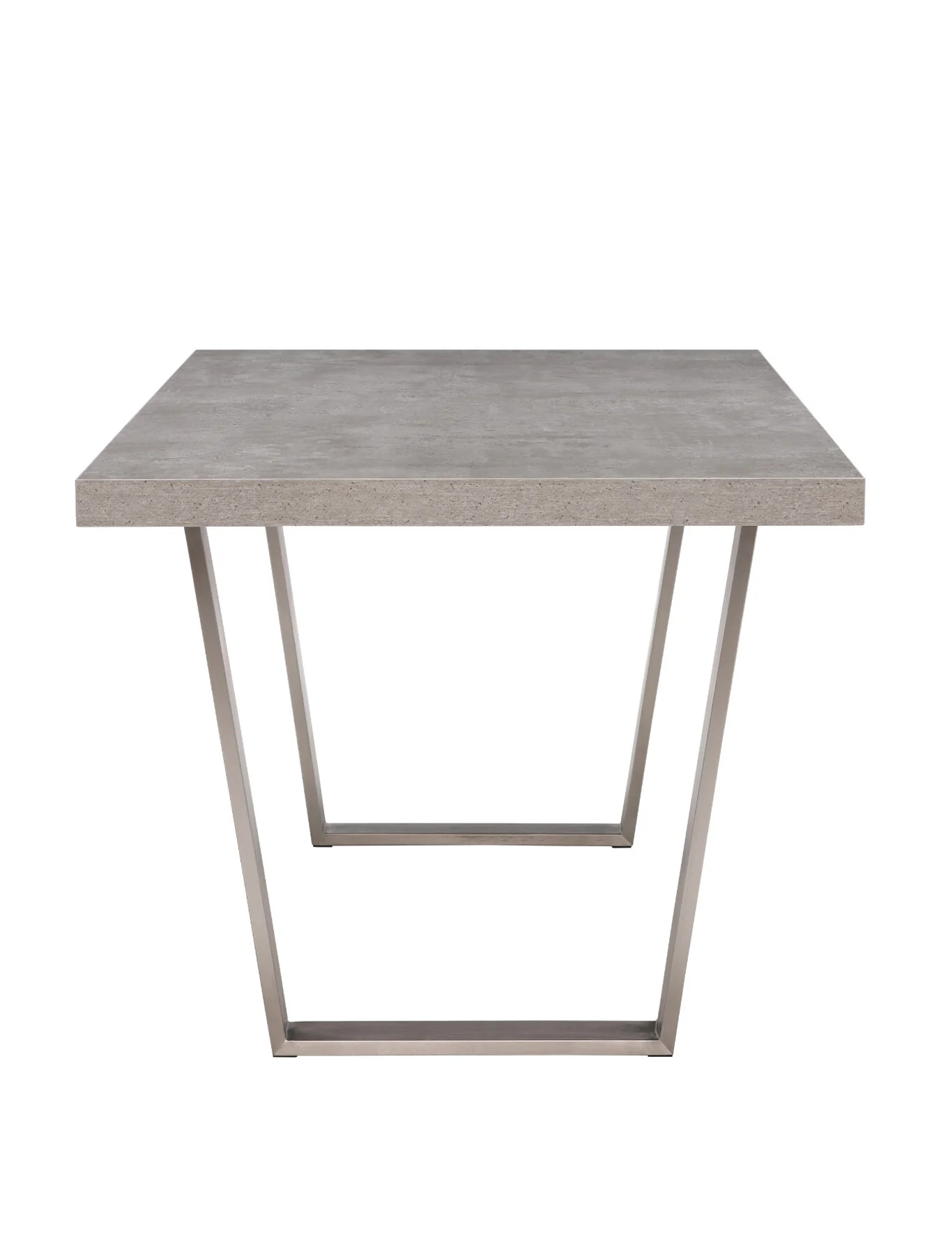Grey Halmstad Concrete Effect 200cm Dining Table, Seats 4-6