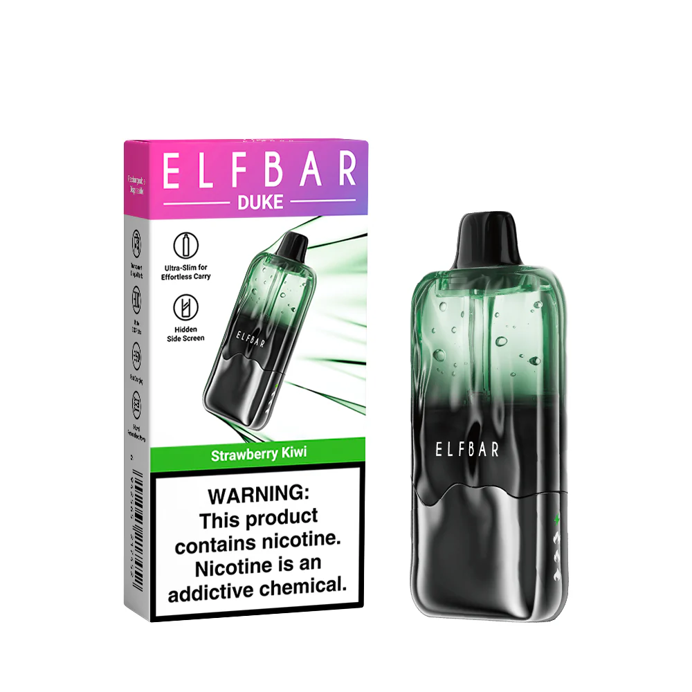 ELFBAR DUKE wiederaufladbarer Einweg-Vape (alle Geschmacksrichtungen)