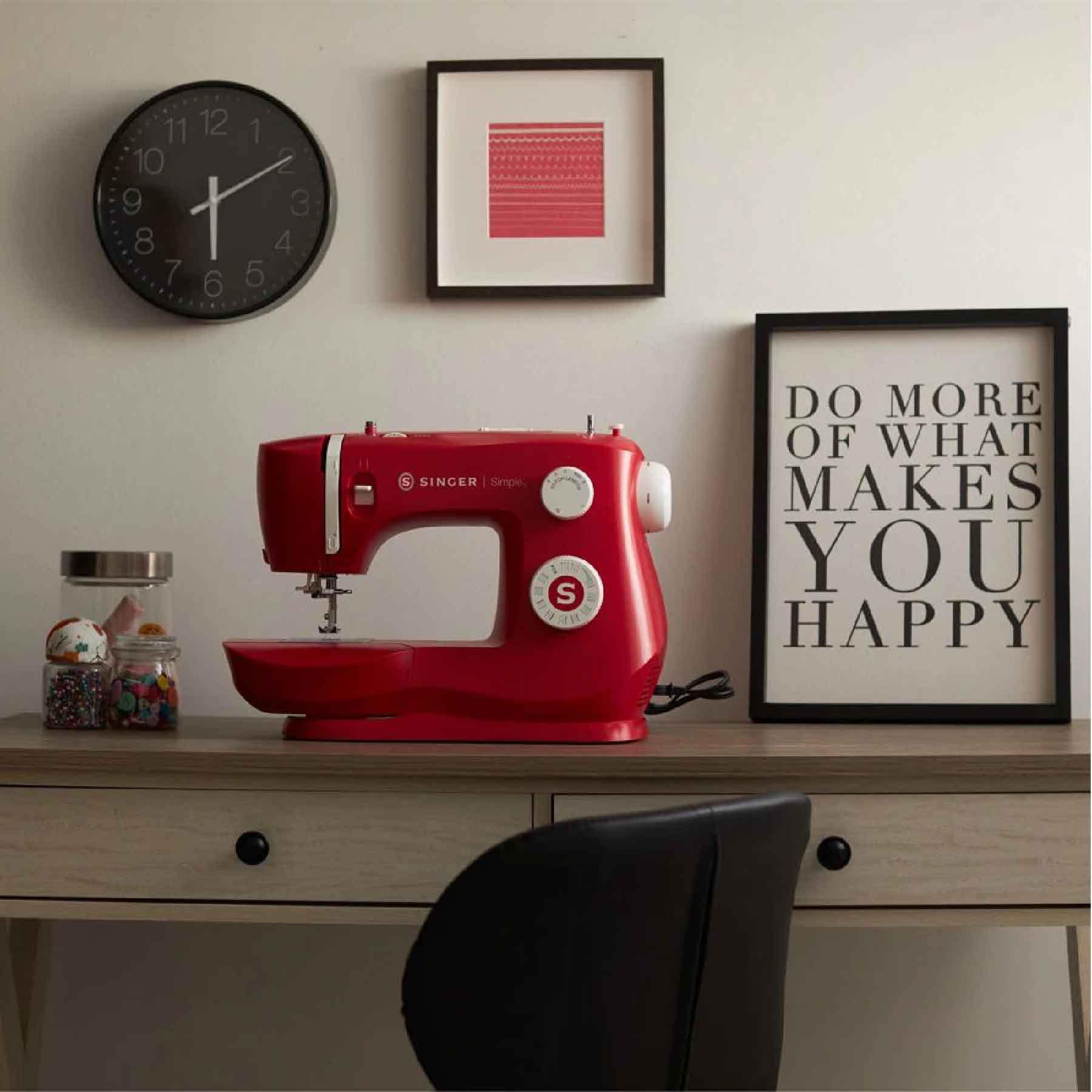 SINGER® Simple 3337 Red Sewing Machine