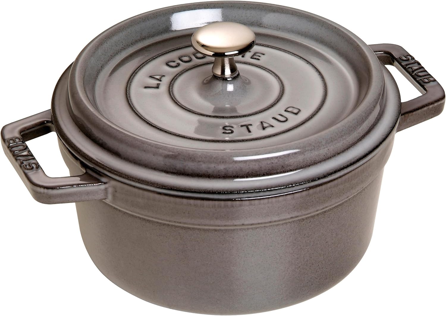 STAUB Garnek żeliwny, okrągły 28 cm, 6,7 L, Czarny