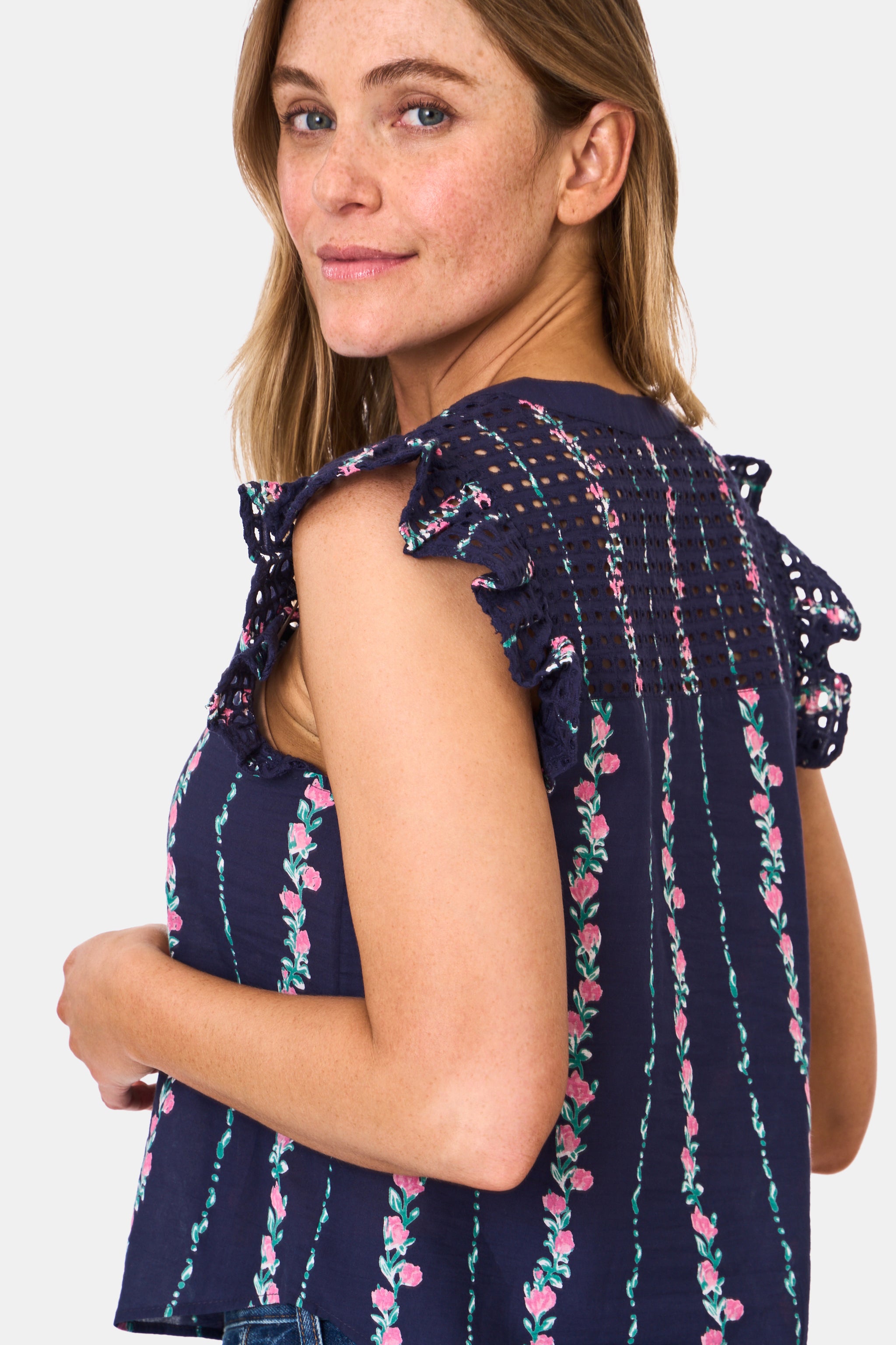 Alba Eyelet Ruthie Top