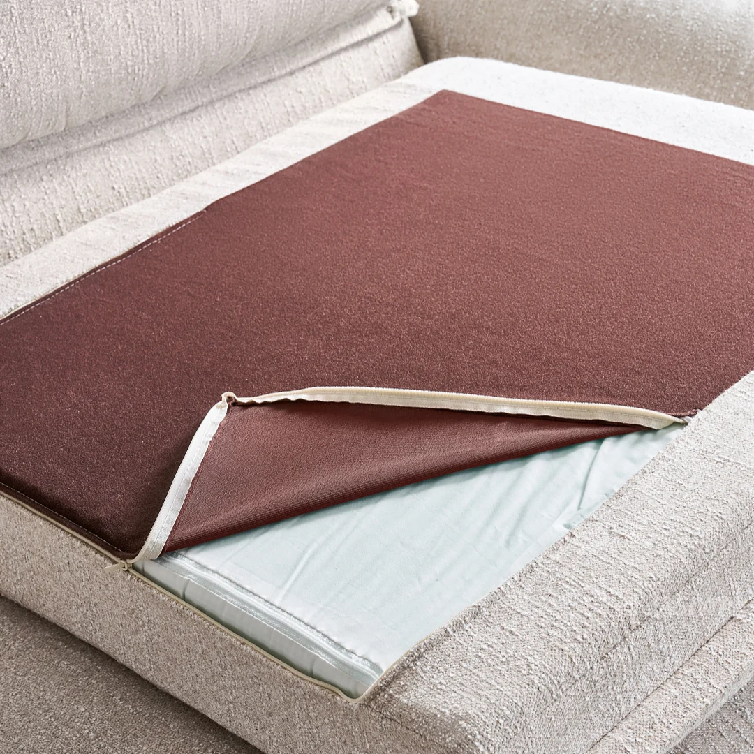 JASIWAY tela sofá con Ajustable reposacabezas| profundo asiento cómodo sofá para Sala, Minimalista Japandi estilo 3-plazas sofá