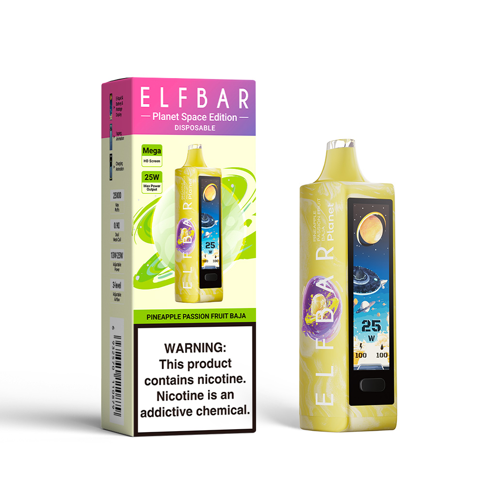 ELF BAR PLANET 25K wiederaufladbarer Einweg-Vape (alle Geschmacksrichtungen)