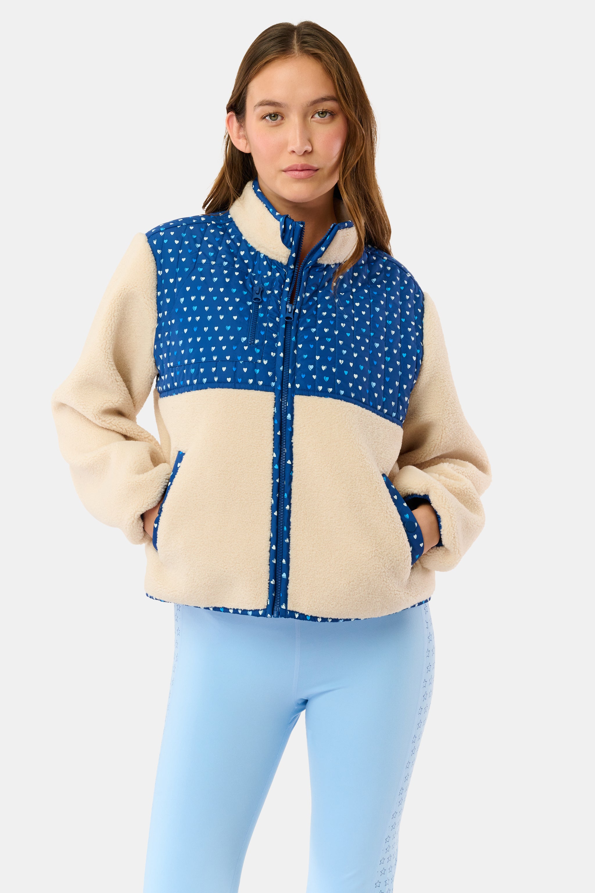Pop Hearts Marina Fleece Jacket