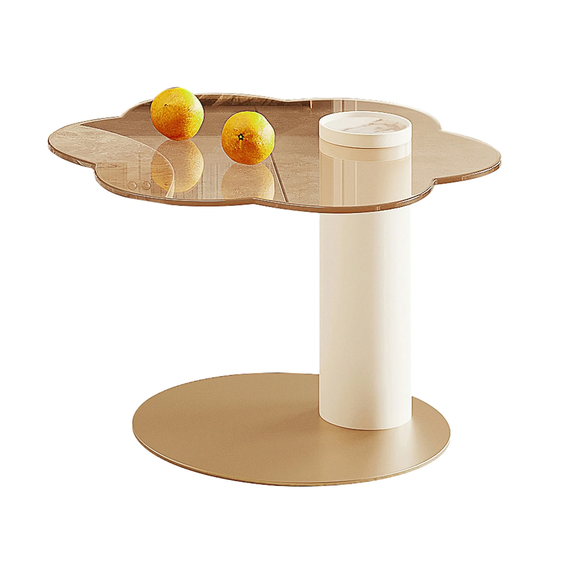 NÓVORA CASA Blanco pizarra té mesa mesa lateral combinación para Sala