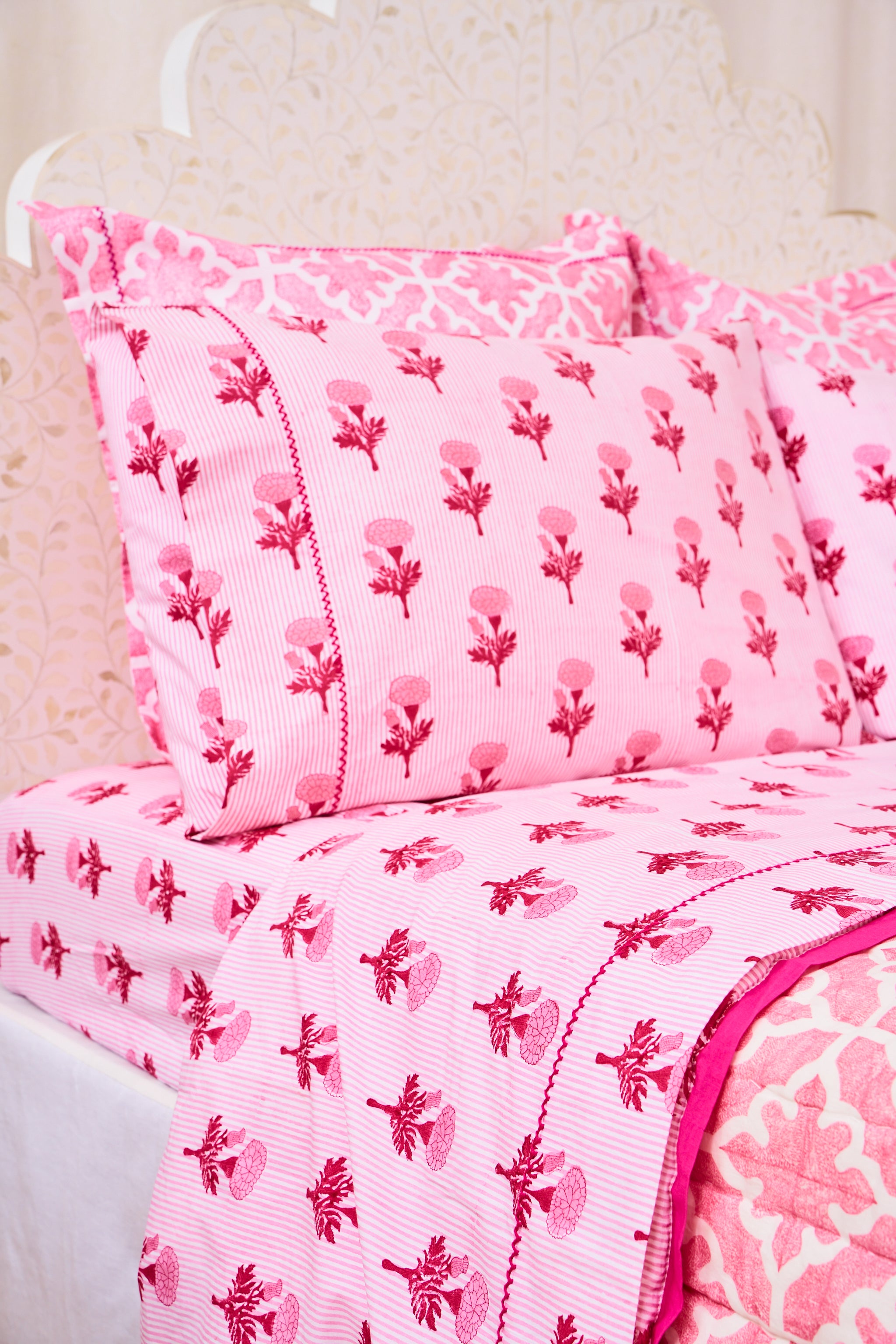 Marigold Stripe Sheet Set