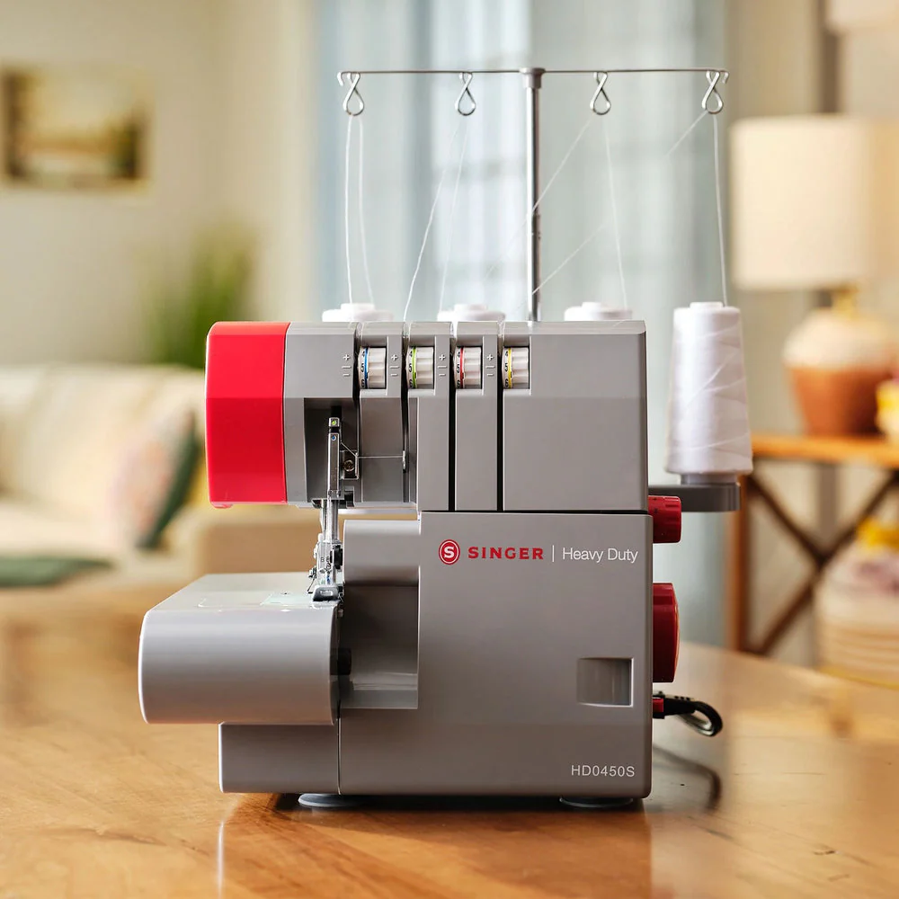 SINGER® HD0450S Heavy Duty Serger & Presser Foot Bundle