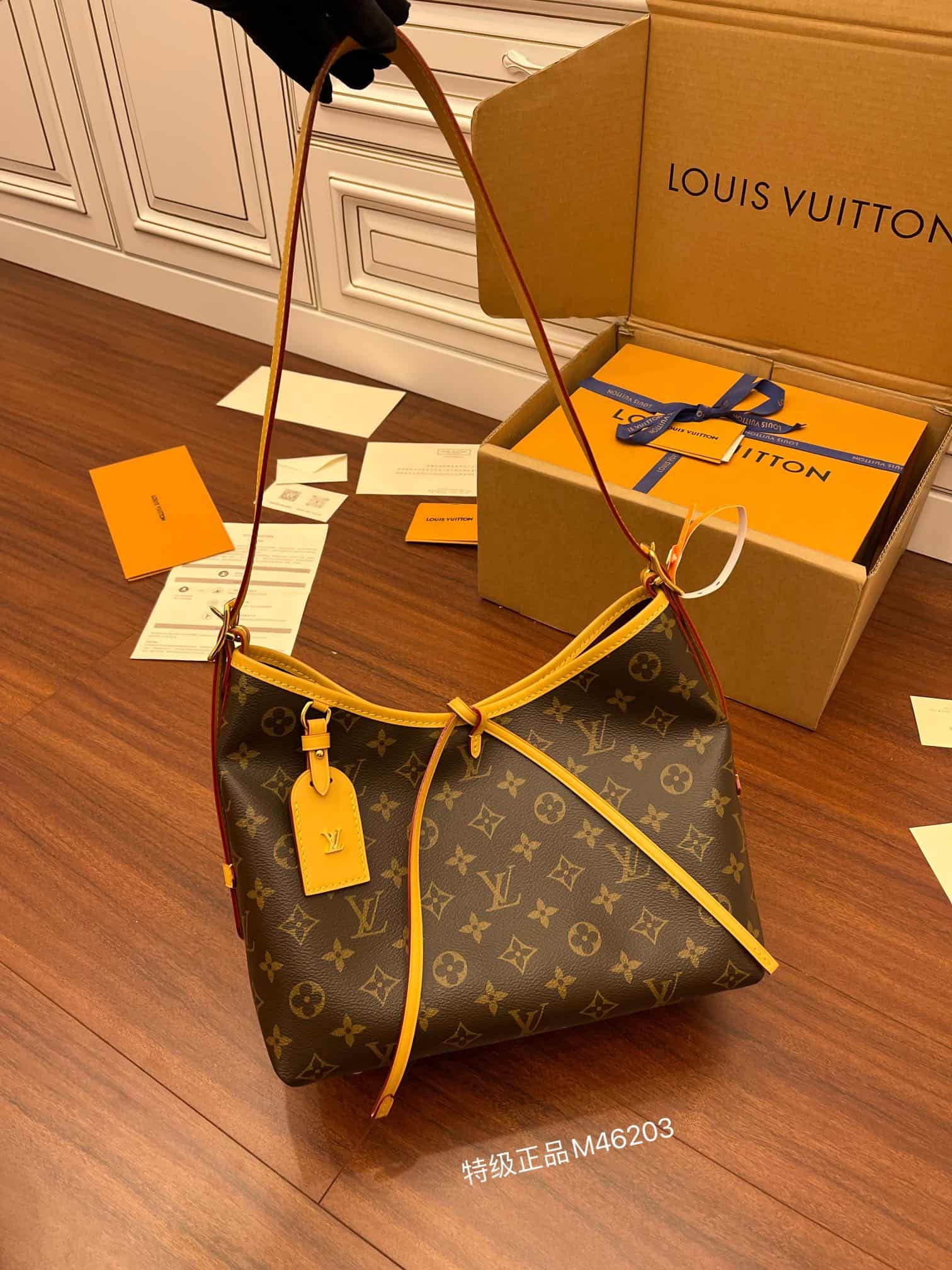 Louis Vuitton CarryAll PM M46203 Monogram coated canvas TOP