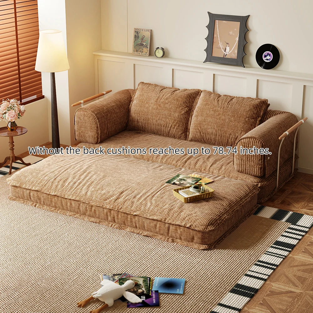 NÓVORA CASA libremente personalizable modulable Futons Plegable piso sofá cama cama sofás con pana tela