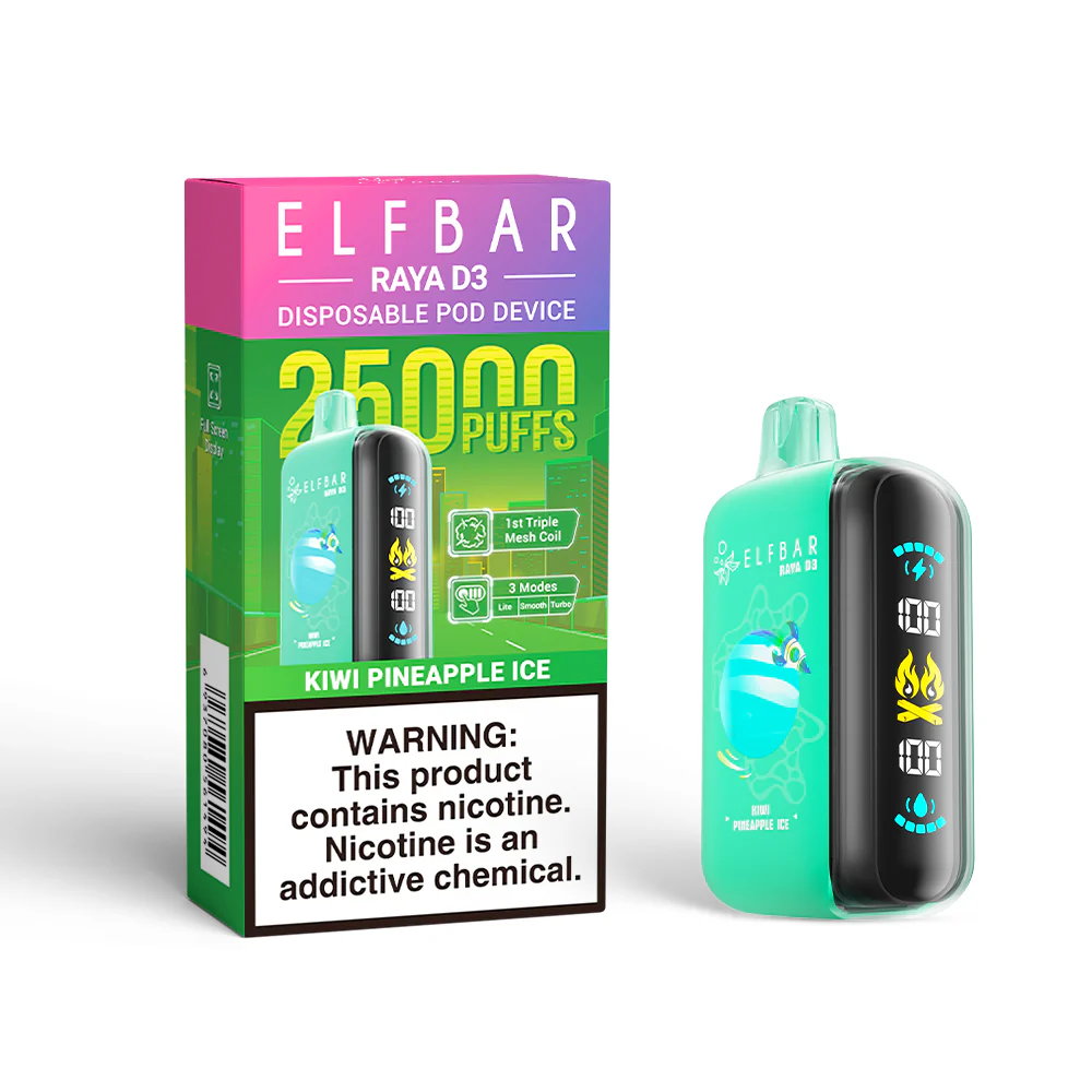 ELFBAR RAYA D3 Einweg-Vape (alle Geschmacksrichtungen)