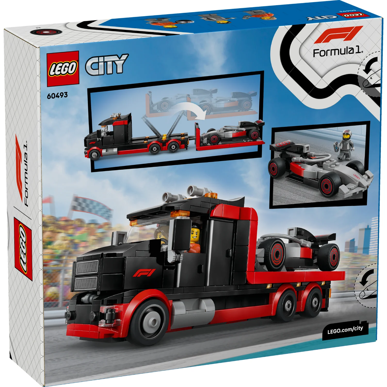 LEGO® City F1® Display Truck with Audi F1® Race Car
