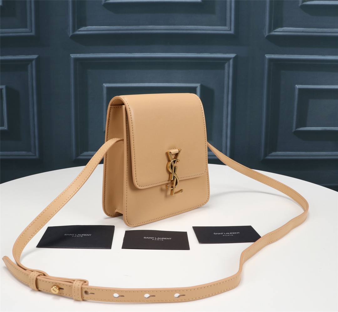 YSL Kaia Women Shoulder Bags Size 16*18*6cm