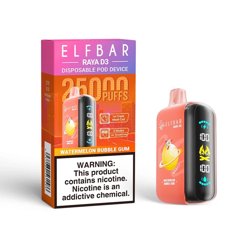 ELFBAR RAYA D3 Einweg-Vape (alle Geschmacksrichtungen)