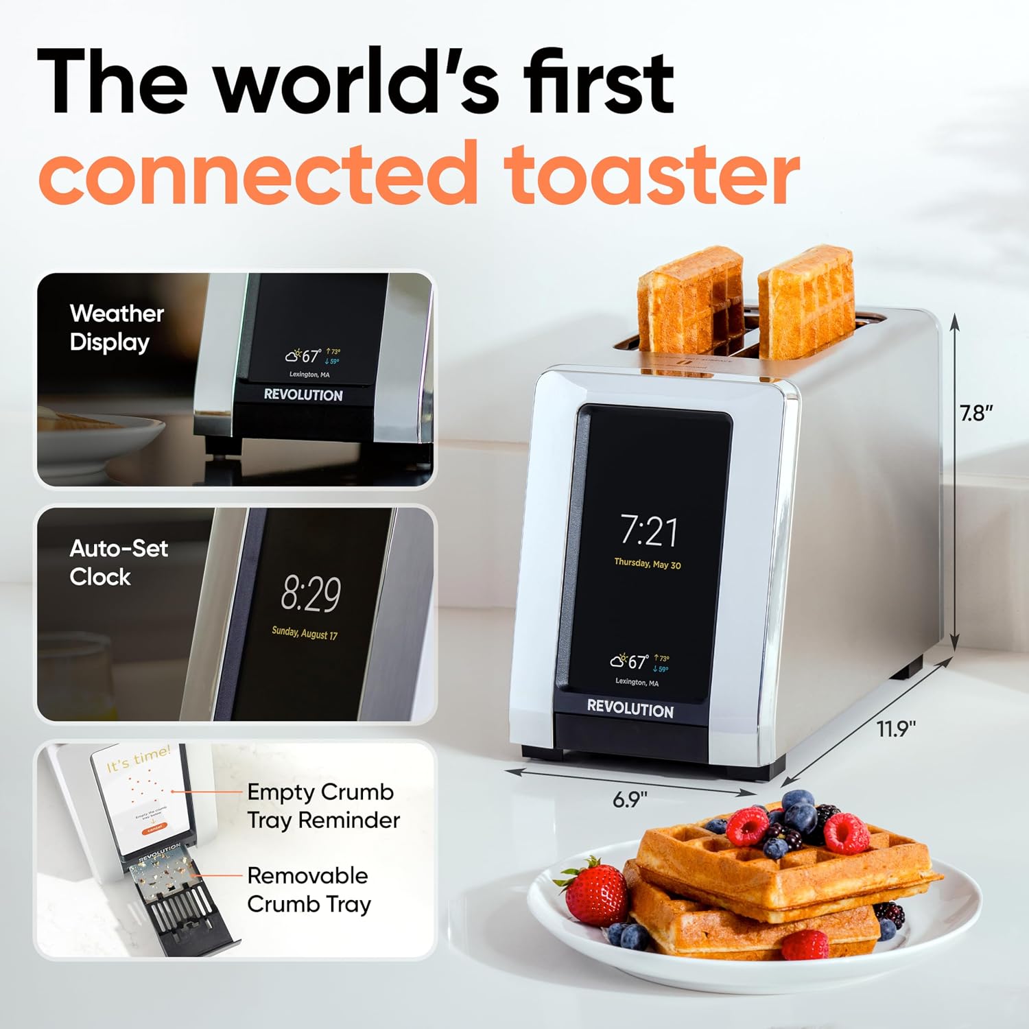 Revolution R180 Connect Plus Smart Toaster with Touchscreen