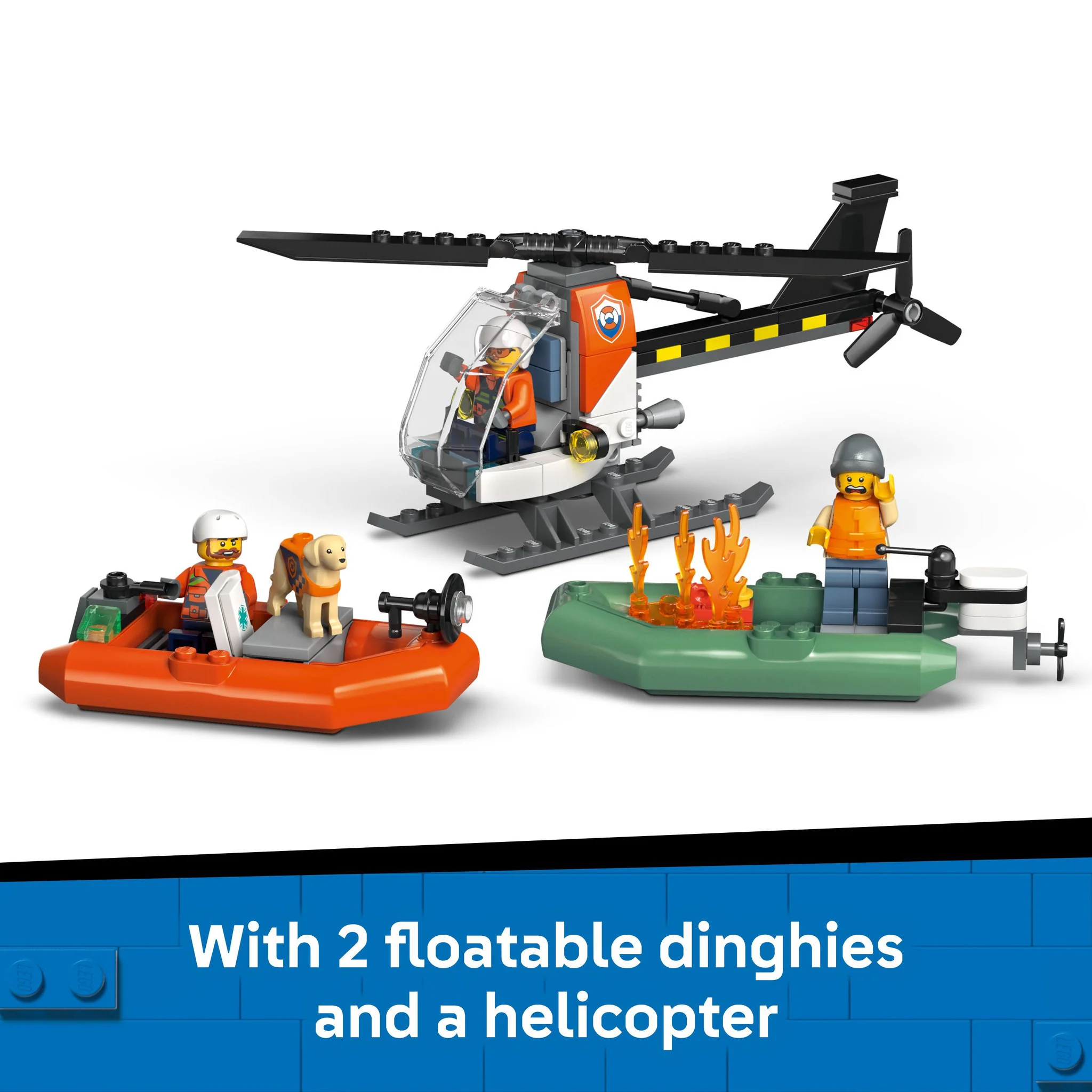 LEGO 60504 City Coast Guard Rescue Boat & Helicopter