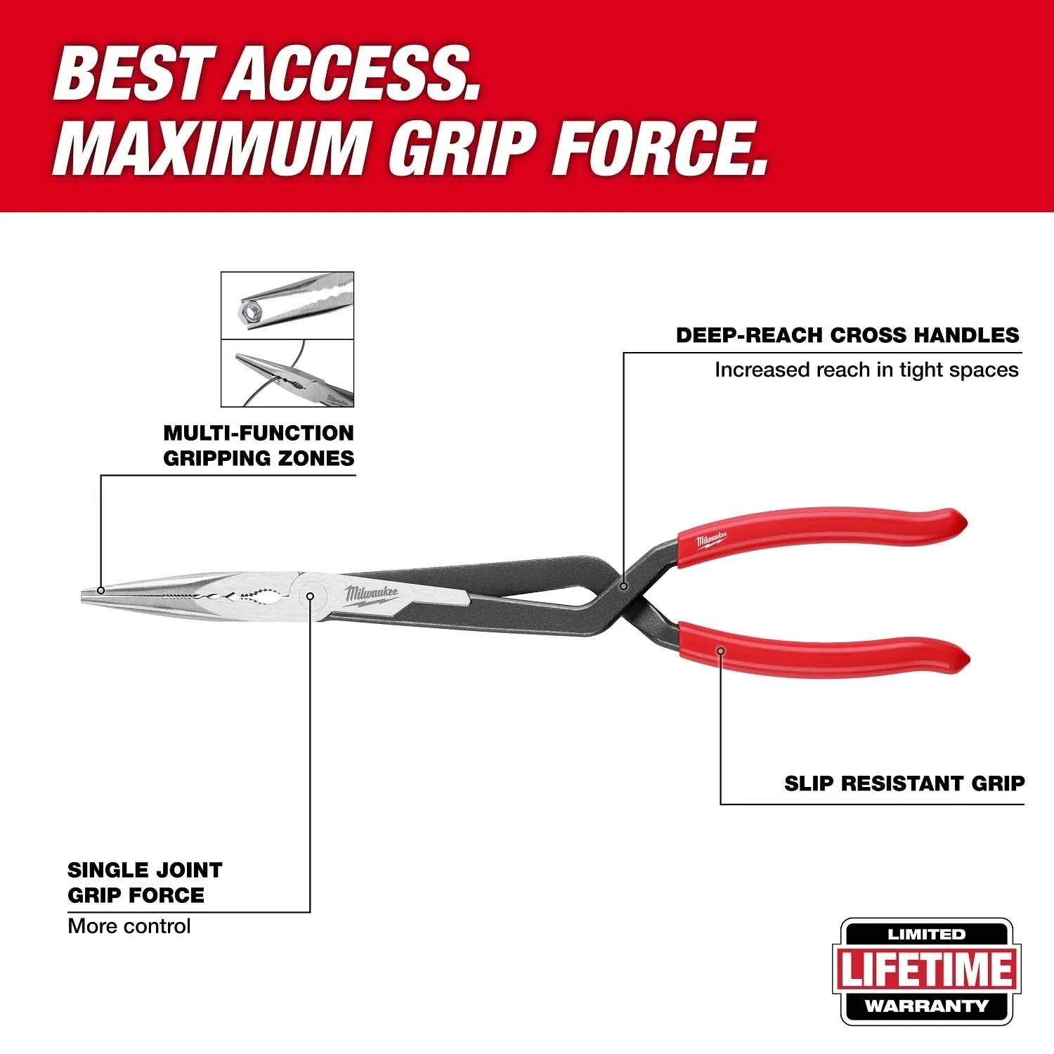 Milwaukee 48-22-0159 10pc. Pliers & Pick Set with Tray for PACKOUT Drawers