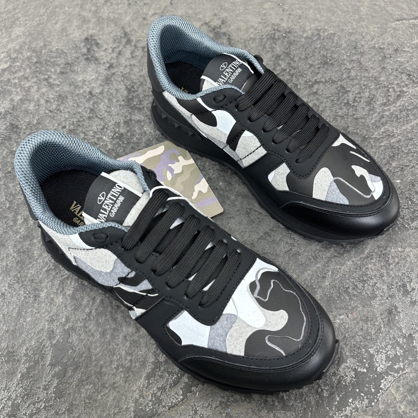 Valentino Camouflage Rockrunner Sneaker Size 36-46