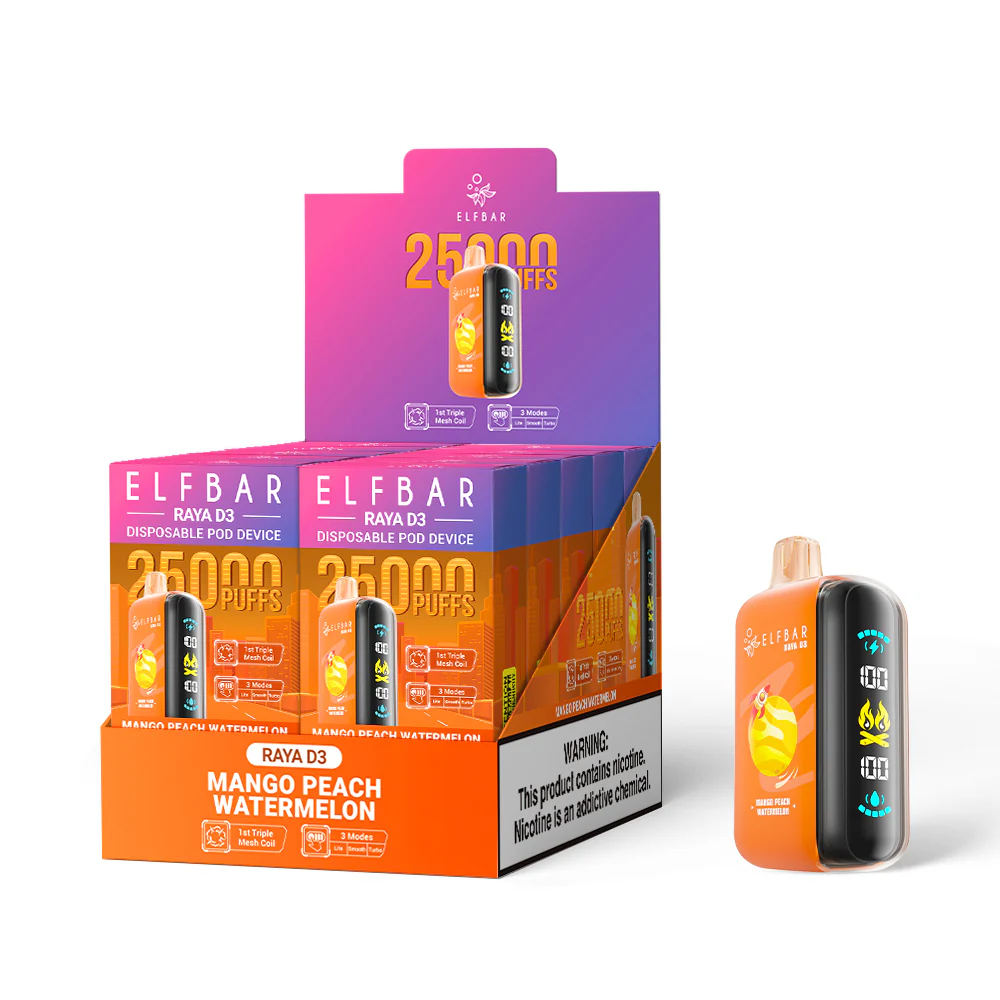 ELFBAR RAYA D3 Einweg-Vape (alle Geschmacksrichtungen)