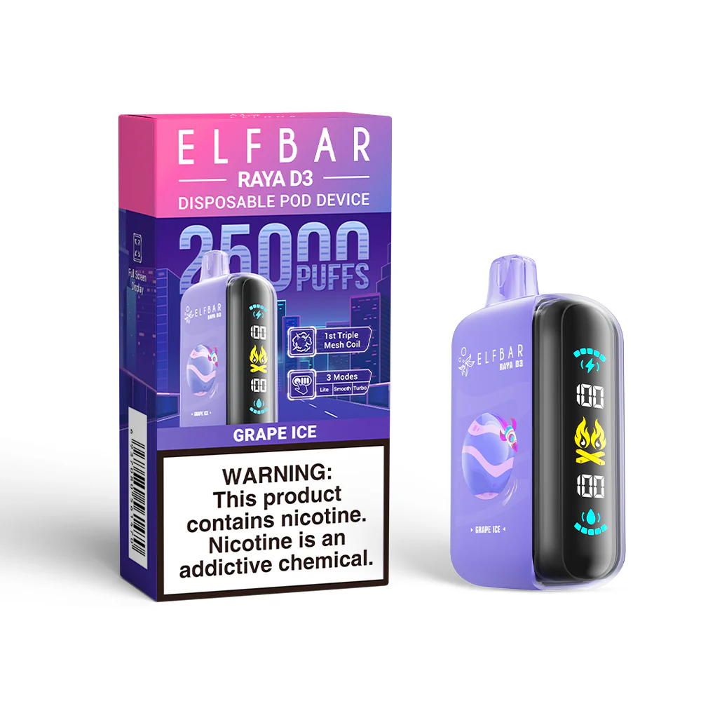 ELFBAR RAYA D3 Einweg-Vape (alle Geschmacksrichtungen)