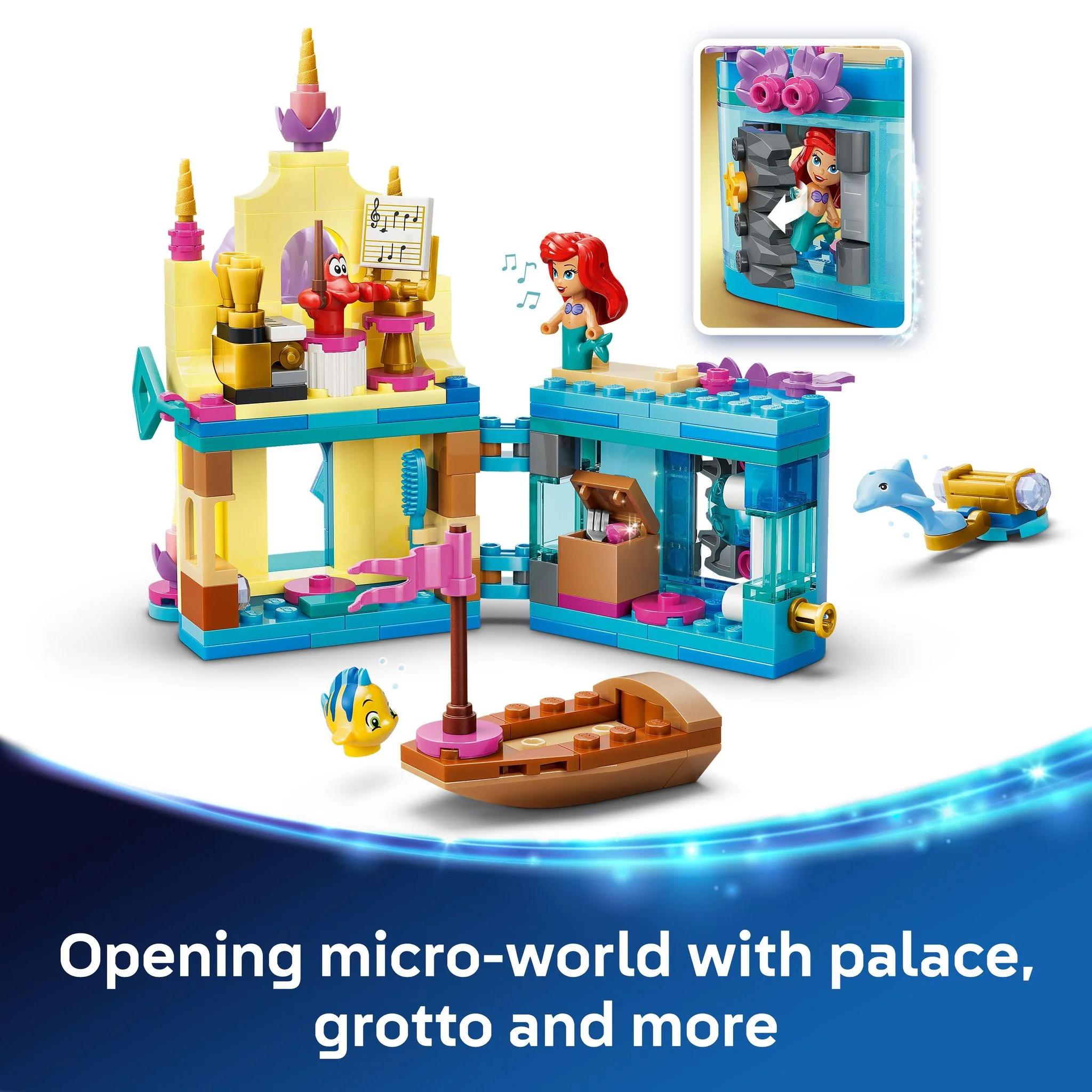 LEGO 43285 Disney Princess Ariel's Magical Mini Palace