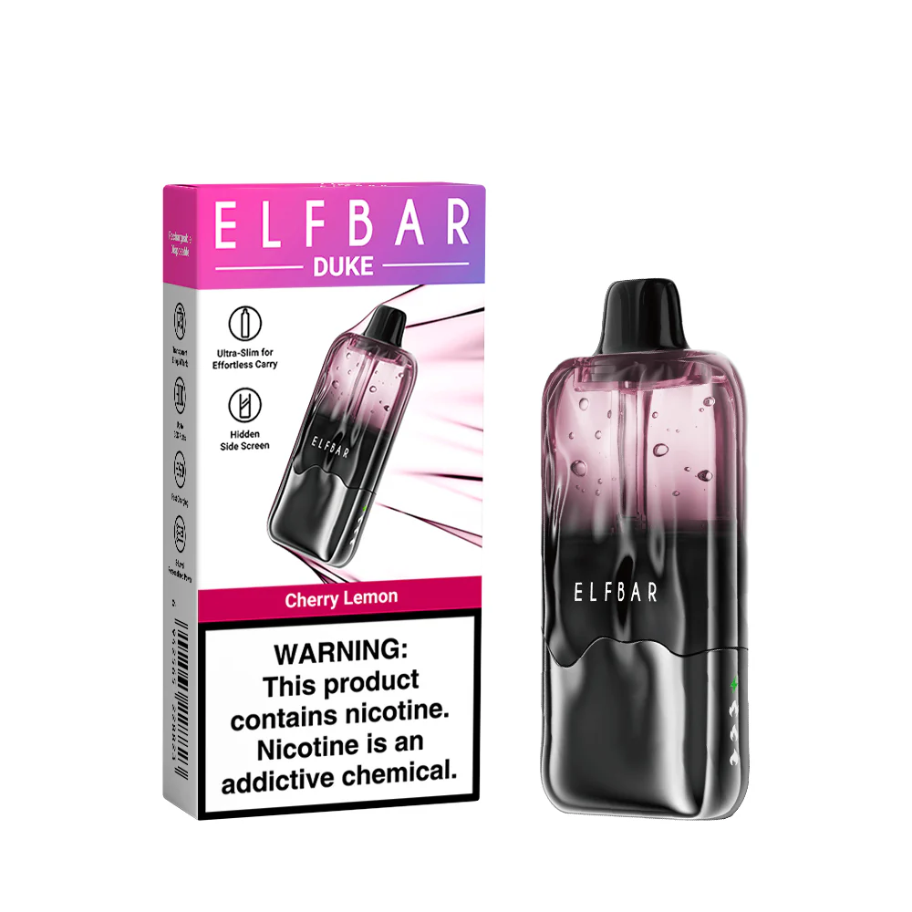 ELFBAR DUKE wiederaufladbarer Einweg-Vape (alle Geschmacksrichtungen)