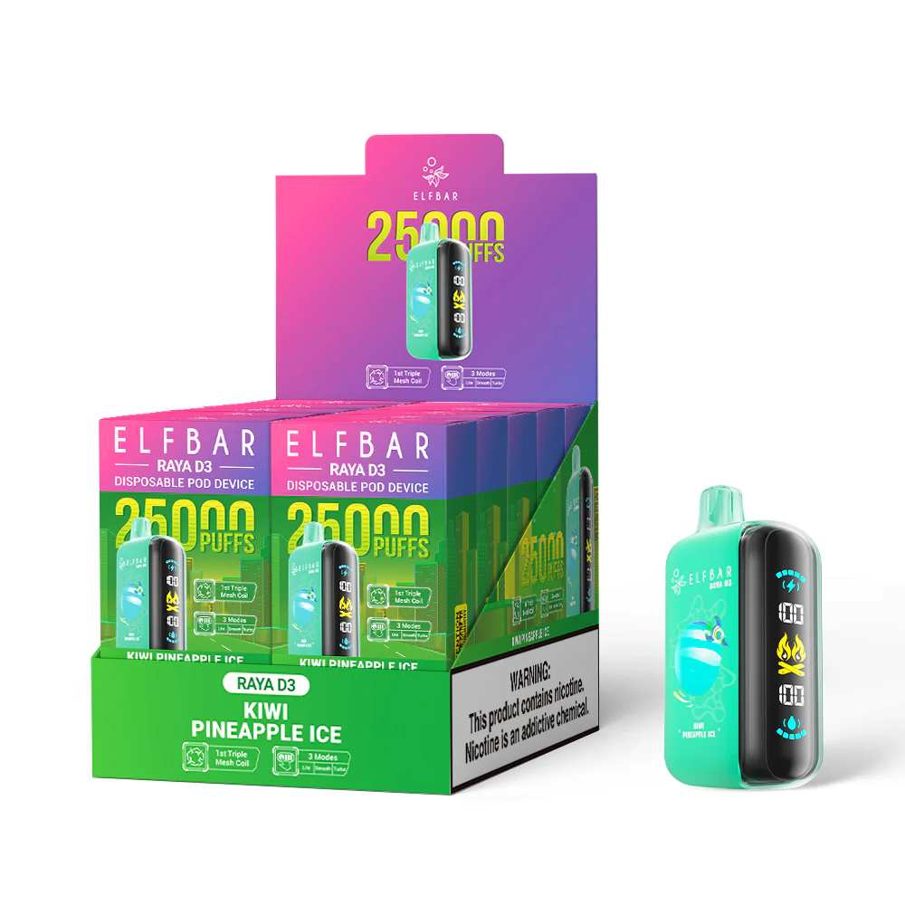ELFBAR RAYA D3 Einweg-Vape (alle Geschmacksrichtungen)
