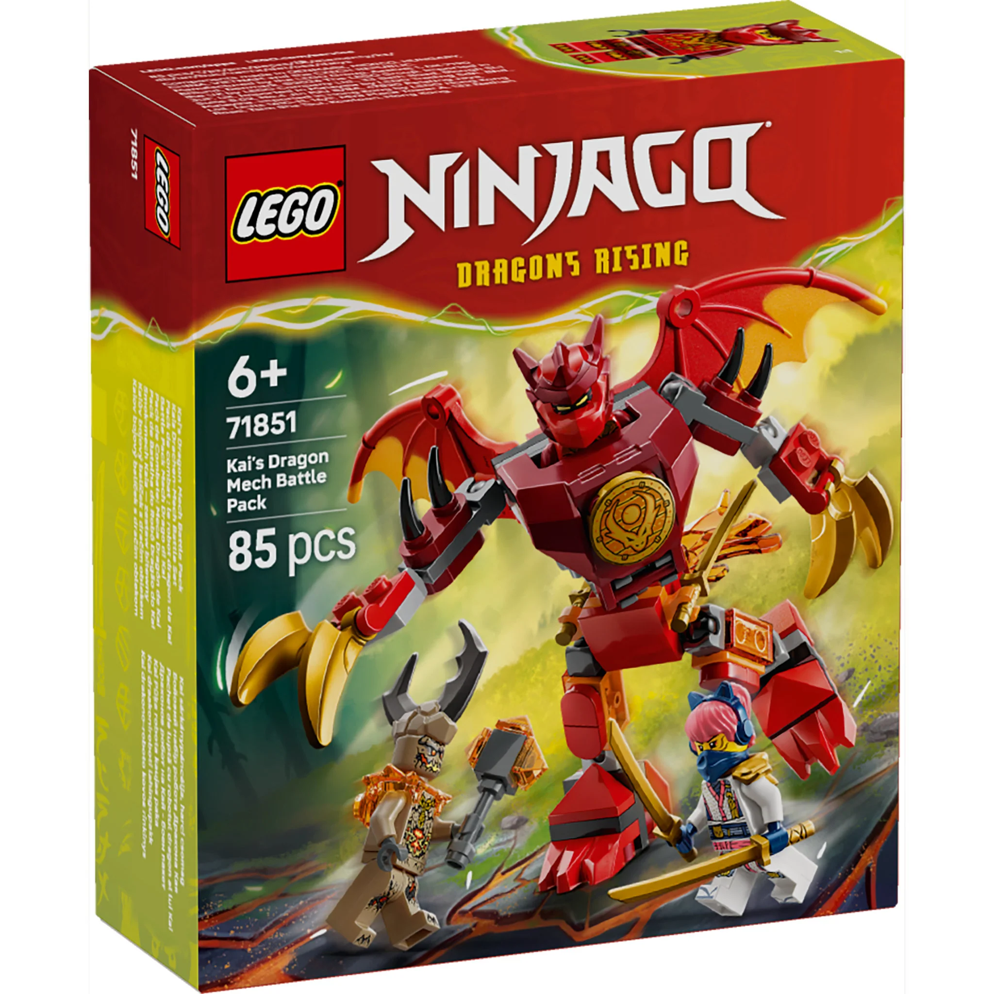 LEGO 71851 NINJAGO Kai's Dragon Mech Battle Pack