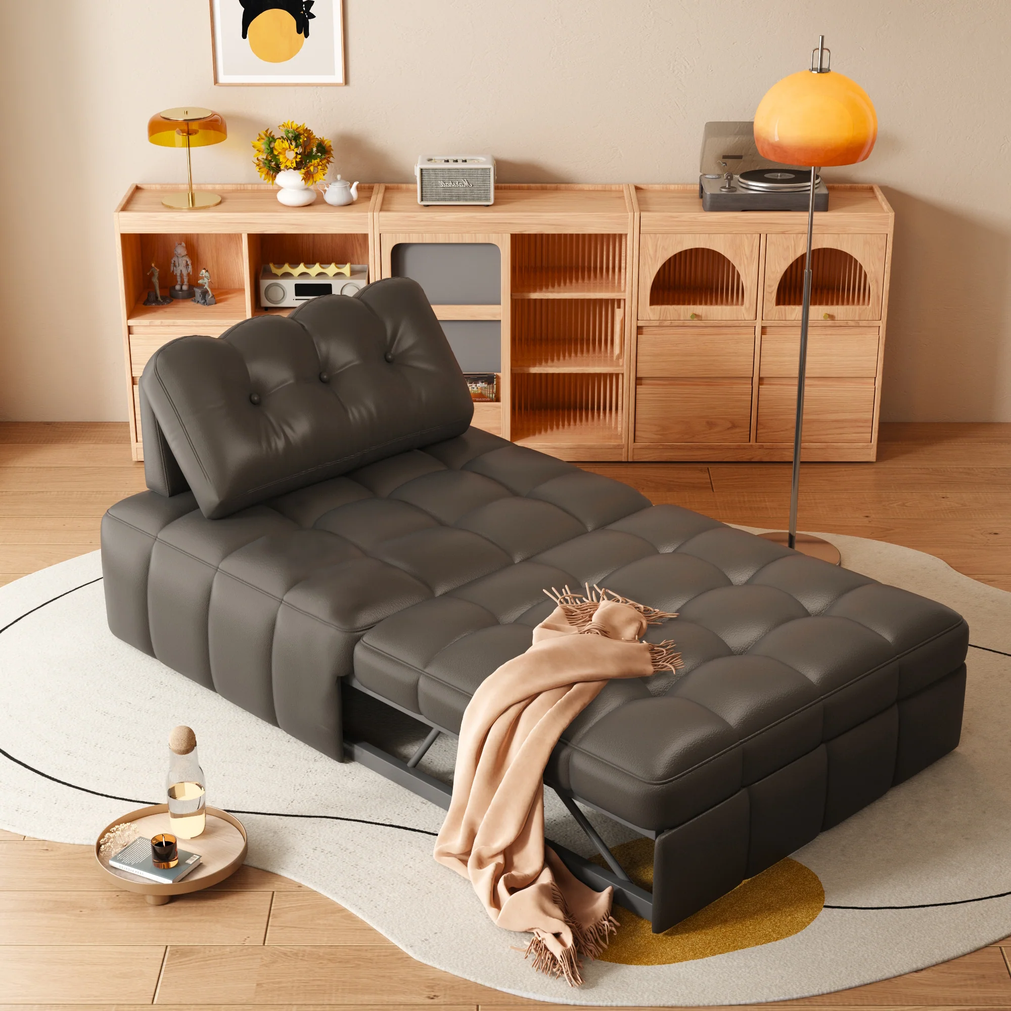 NÓVORA CASA Sofá cama transformable fácilmente interruptor entre sofá y cama