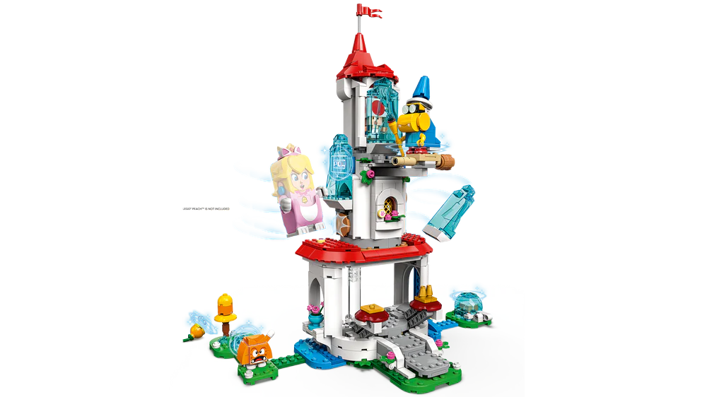 LEGO 71407 Super Mario Cat Peach Suit And Frozen Tower Expansion Set