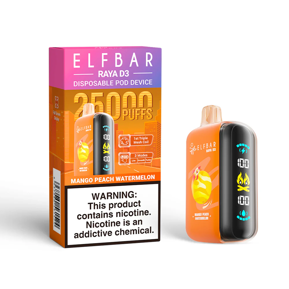 ELFBAR RAYA D3 Einweg-Vape (alle Geschmacksrichtungen)