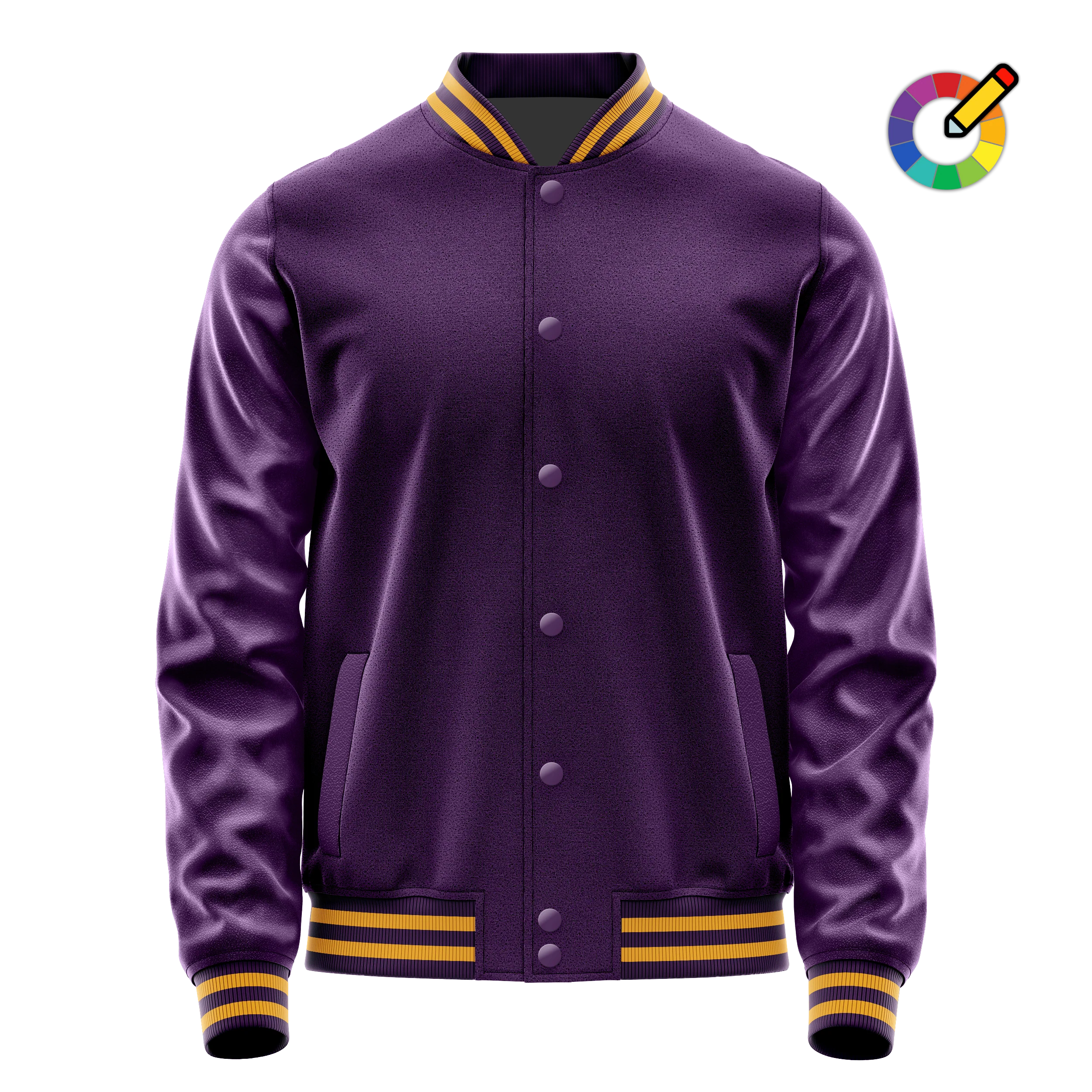 Lila & Lila Leder Collegejacke