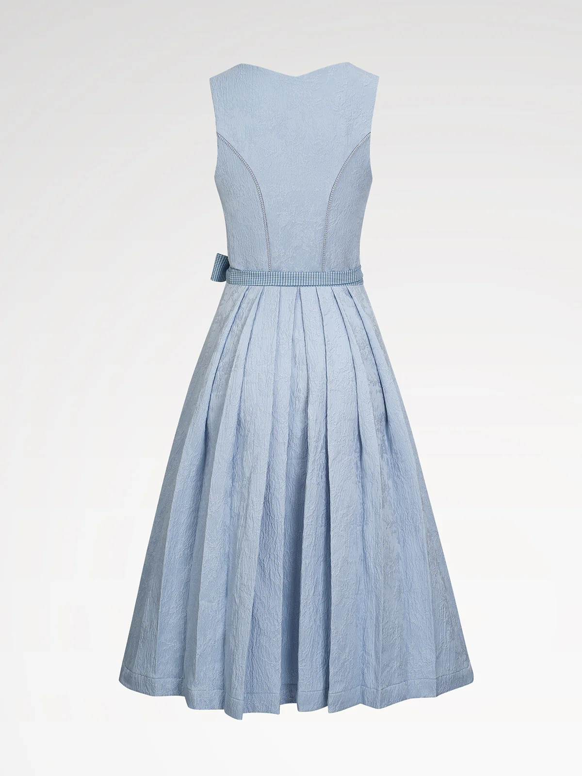Damen Blau Knöpfen Dirndl