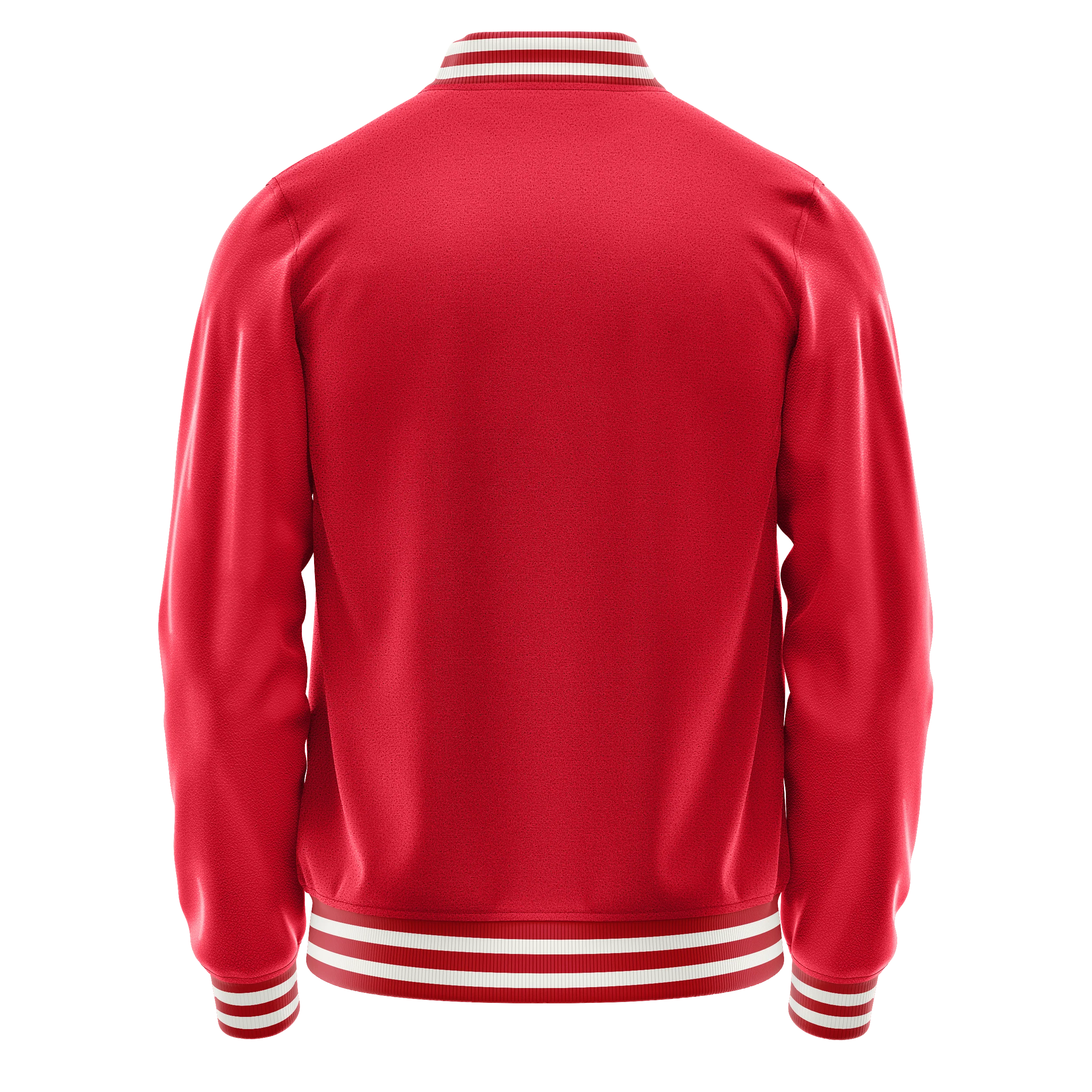 Rot & Rot Leder Collegejacke