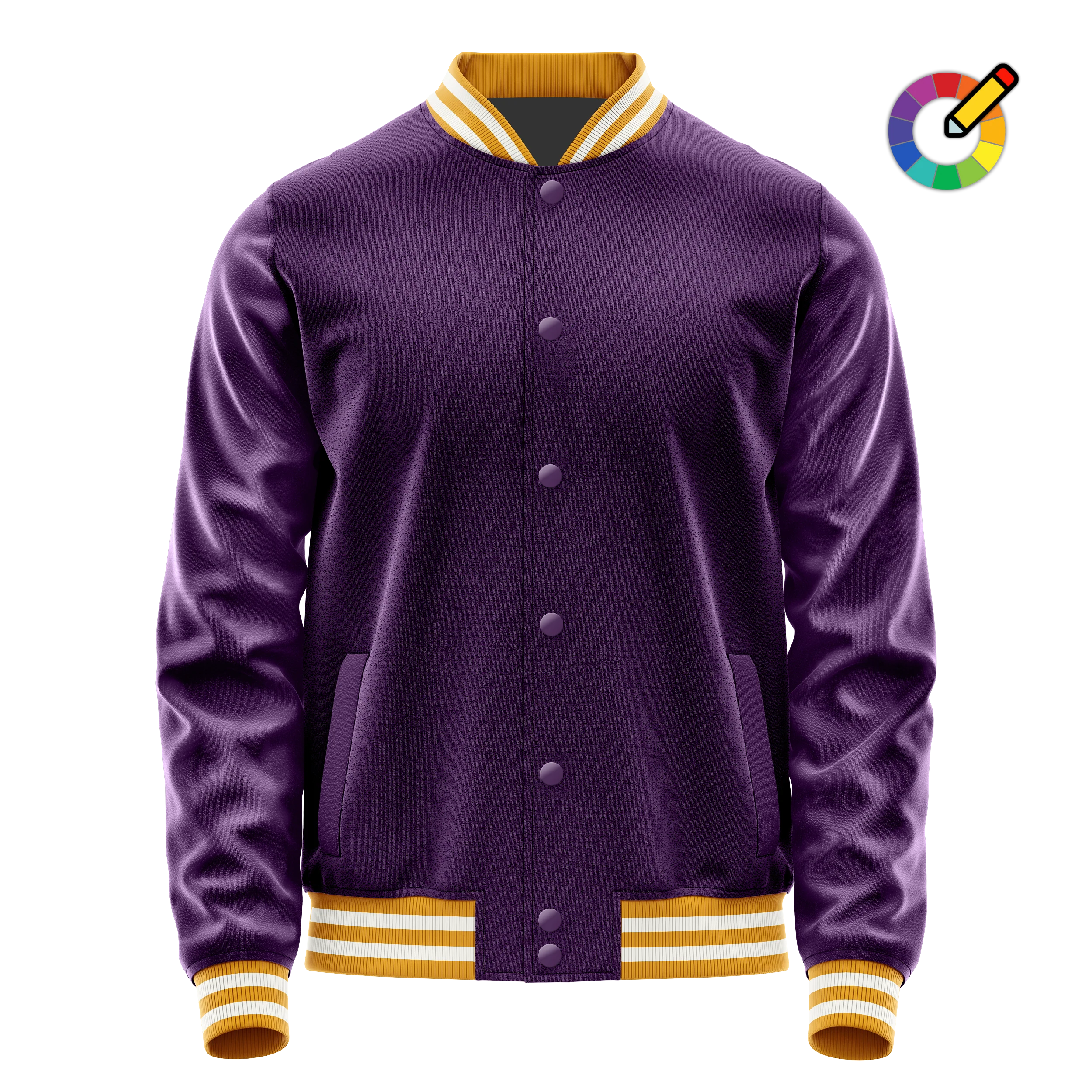 Lila & Lila Leder Collegejacke